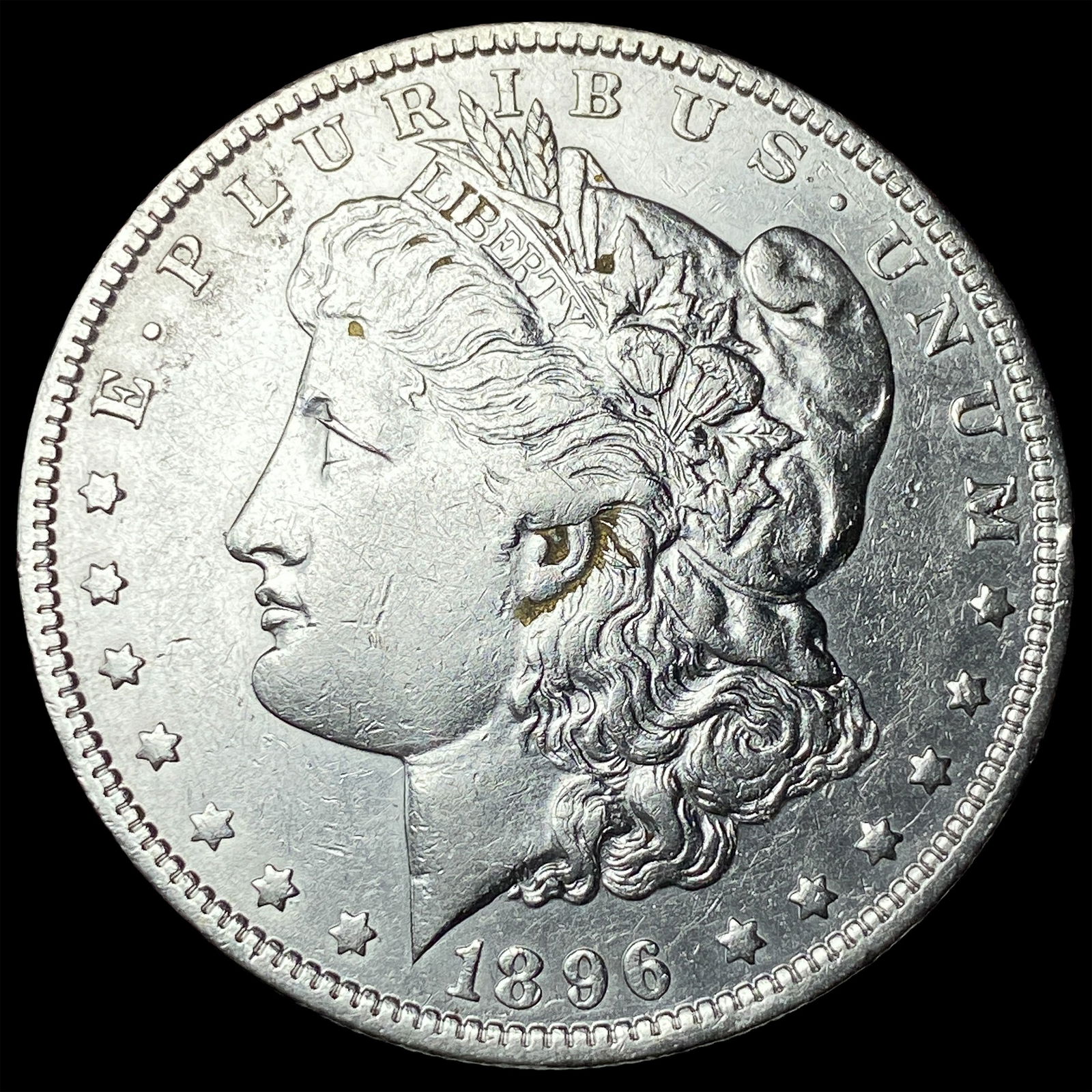 1896-O Silver Morgan Dollar NEARLY UNCIRCULATED: 1896-O Silver Morgan Dollar NEARLY UNCIRCULATED