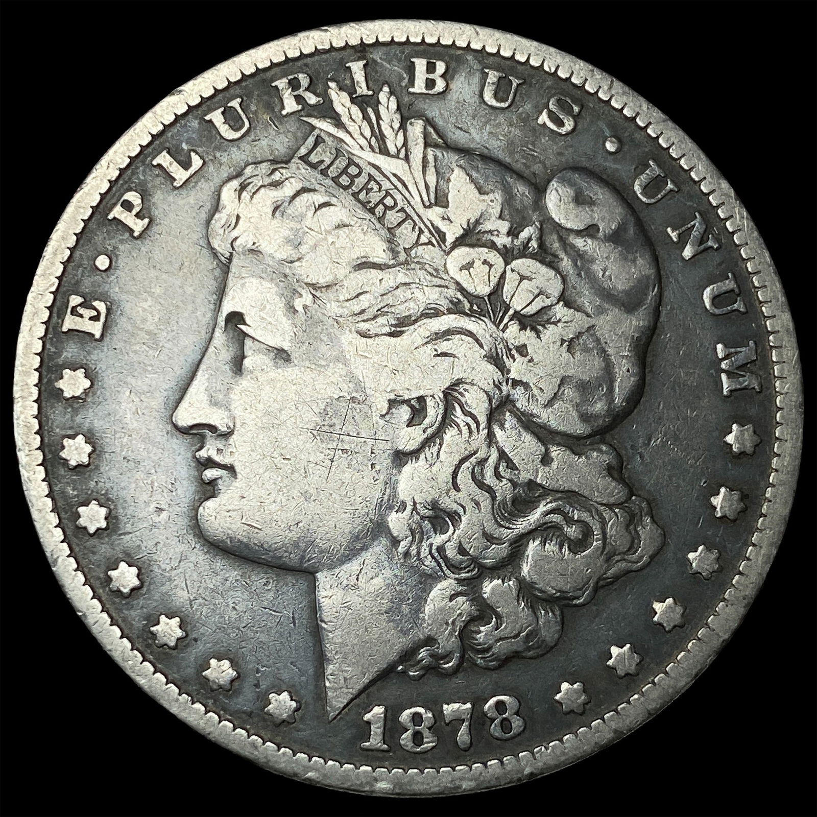 1878 Silver Morgan Dollar LIGHTLY CIRCULATED (1 of 2)