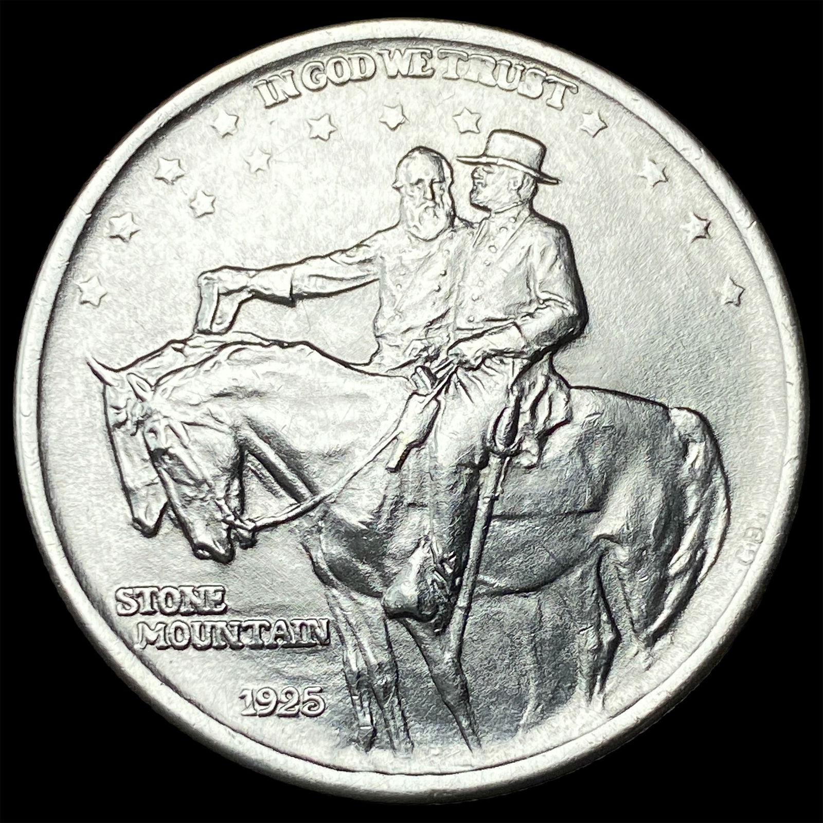 1925 Stone Mountain Silver Half Dollar GEM BU (1 of 2)