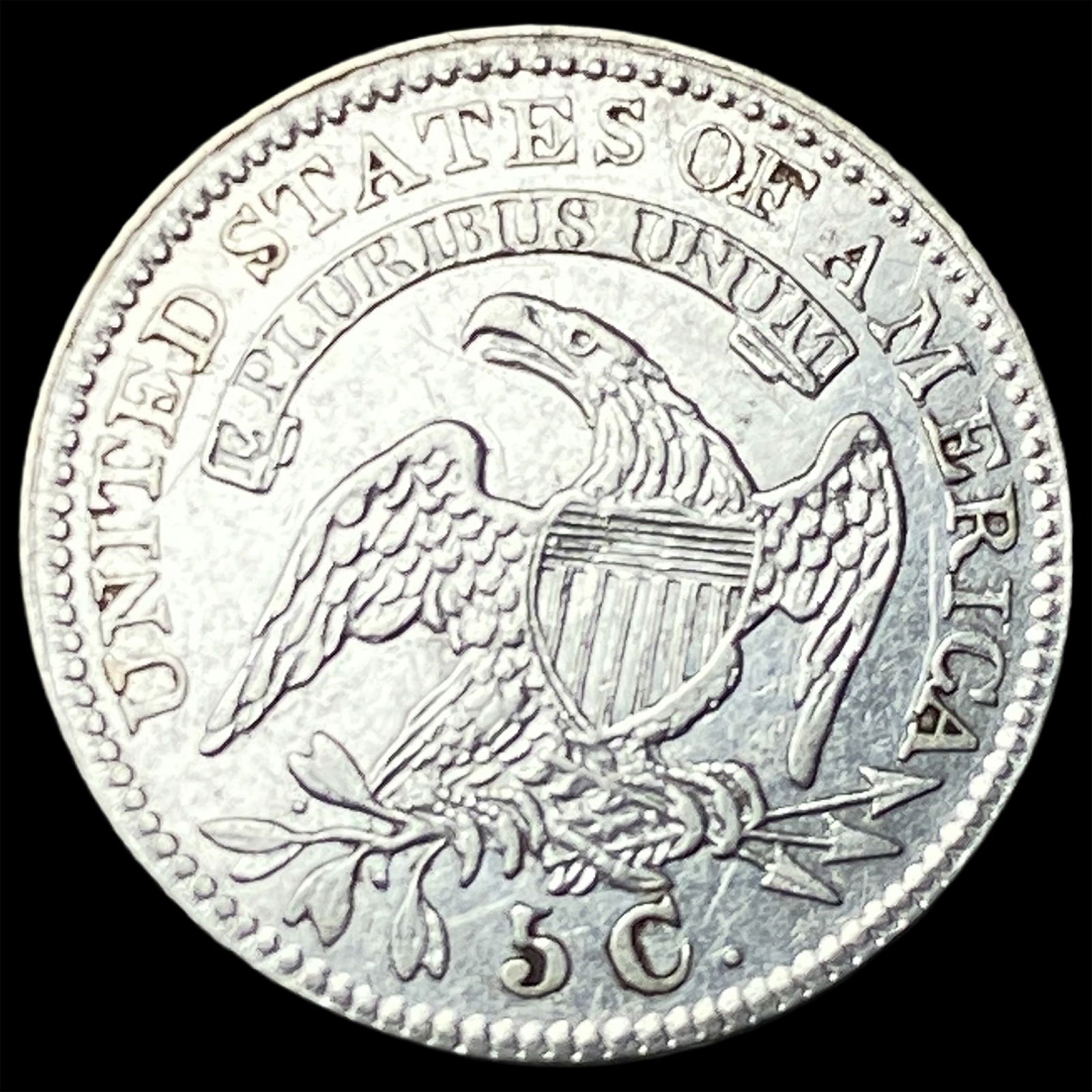 1829 Capped Bust Half Dime UNCIRCULATED - 2