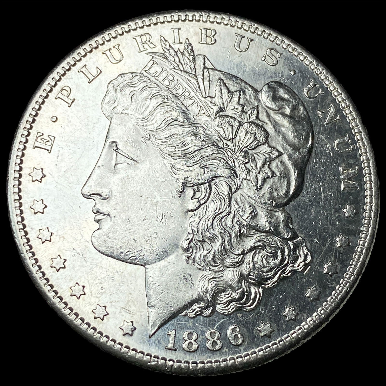 1886-S Silver Morgan Dollar UNCIRCULATED: 1886-S Silver Morgan Dollar UNCIRCULATED