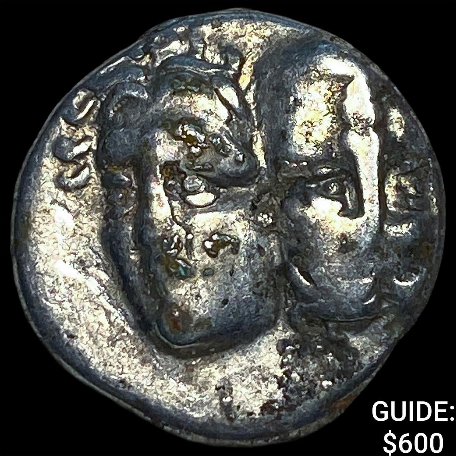 Ancient Greece Moesia, Istros 4th Century BC Silver Drachm NEARLY UNCIRCULATED (1 of 2)