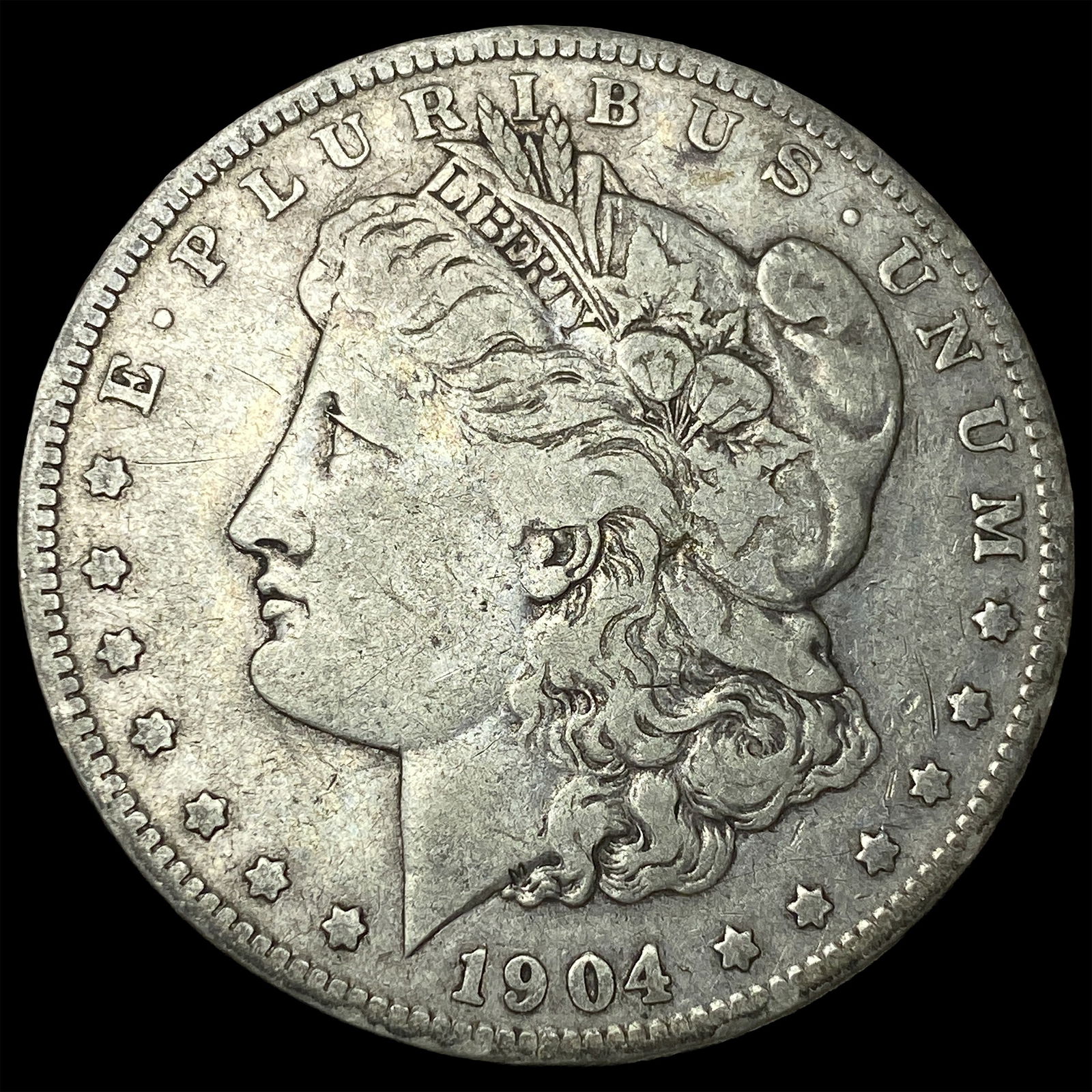 1904-S Silver Morgan Dollar LIGHTLY CIRCULATED: 1904-S Silver Morgan Dollar LIGHTLY CIRCULATED