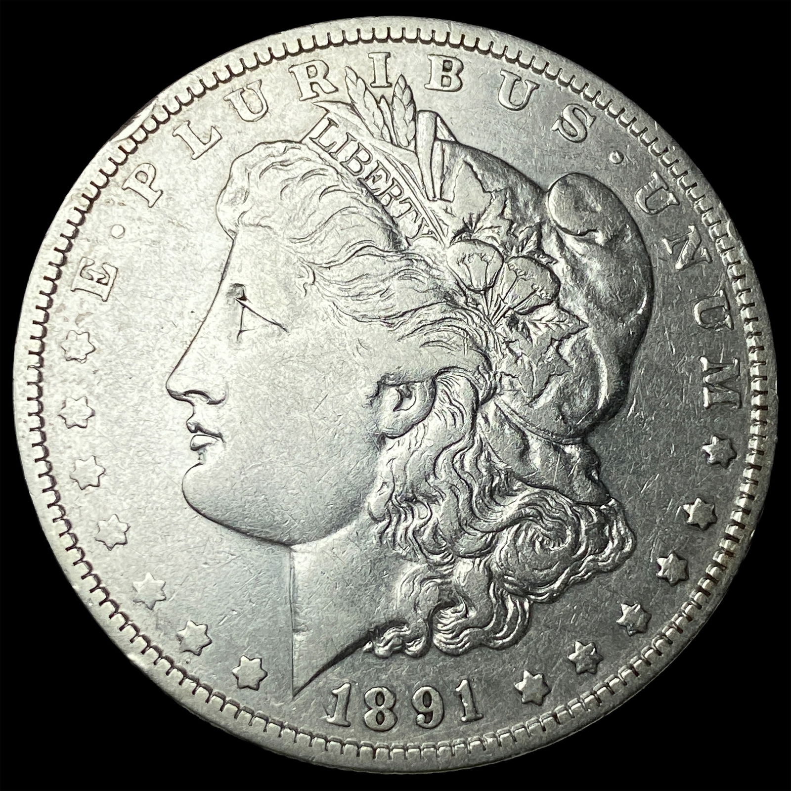 1891-O Silver Morgan Dollar LIGHTLY CIRCULATED: 1891-O Silver Morgan Dollar LIGHTLY CIRCULATED