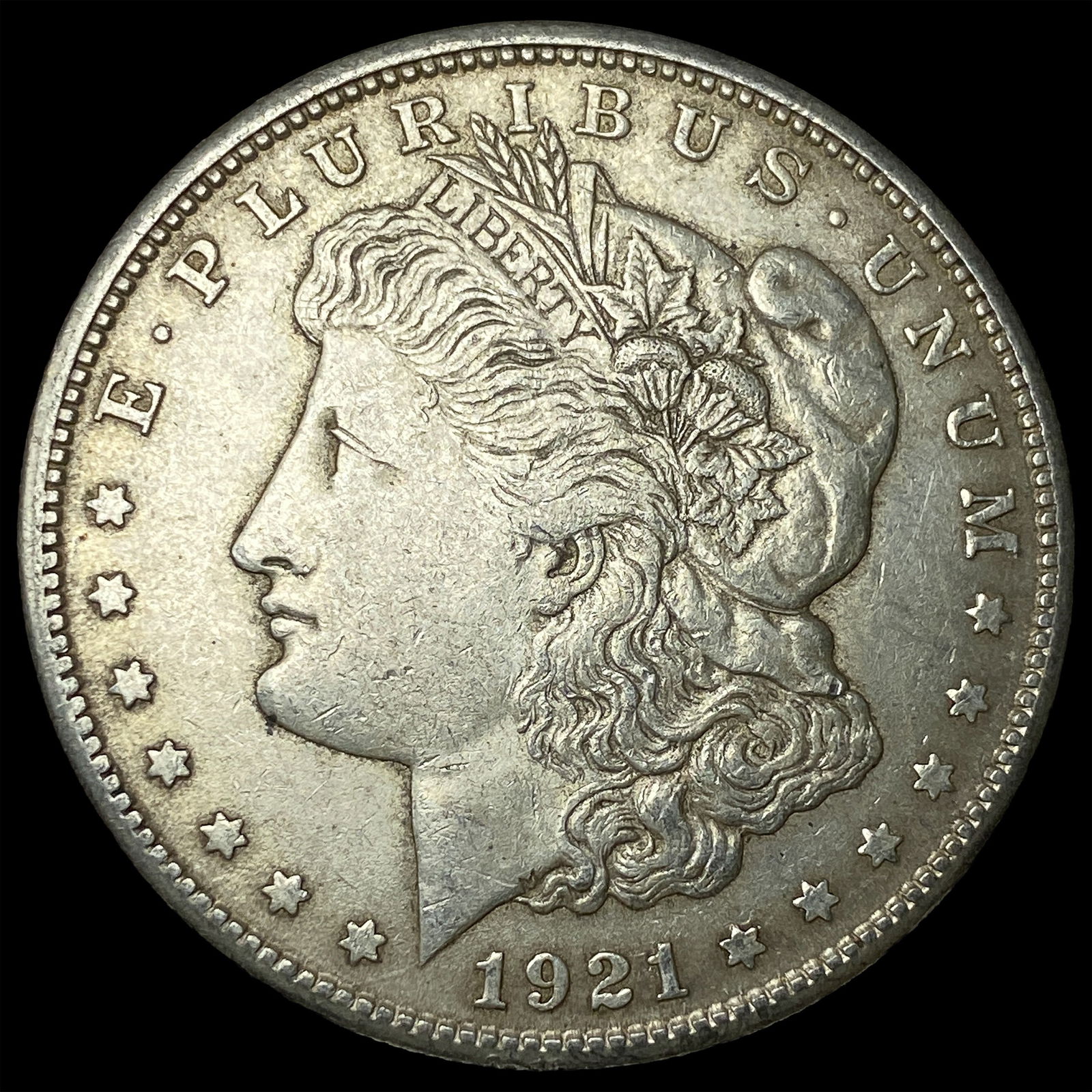 1921-S Silver Morgan Dollar CLOSELY UNCIRCULATED: 1921-S Silver Morgan Dollar CLOSELY UNCIRCULATED