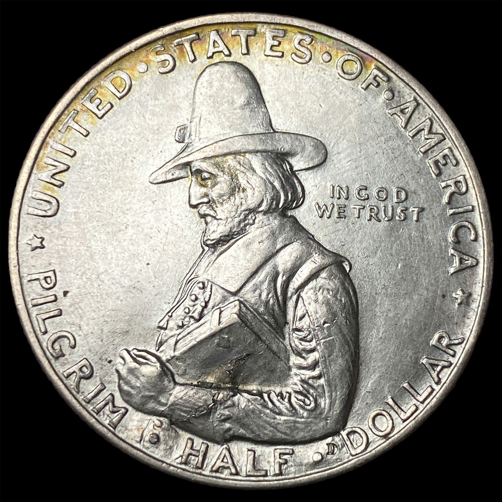 1920 Silver Pilgrim Tercentenary Half Dollar UNCIRCULATED: 1920 Silver Pilgrim Tercentenary Half Dollar UNCIRCULATED
