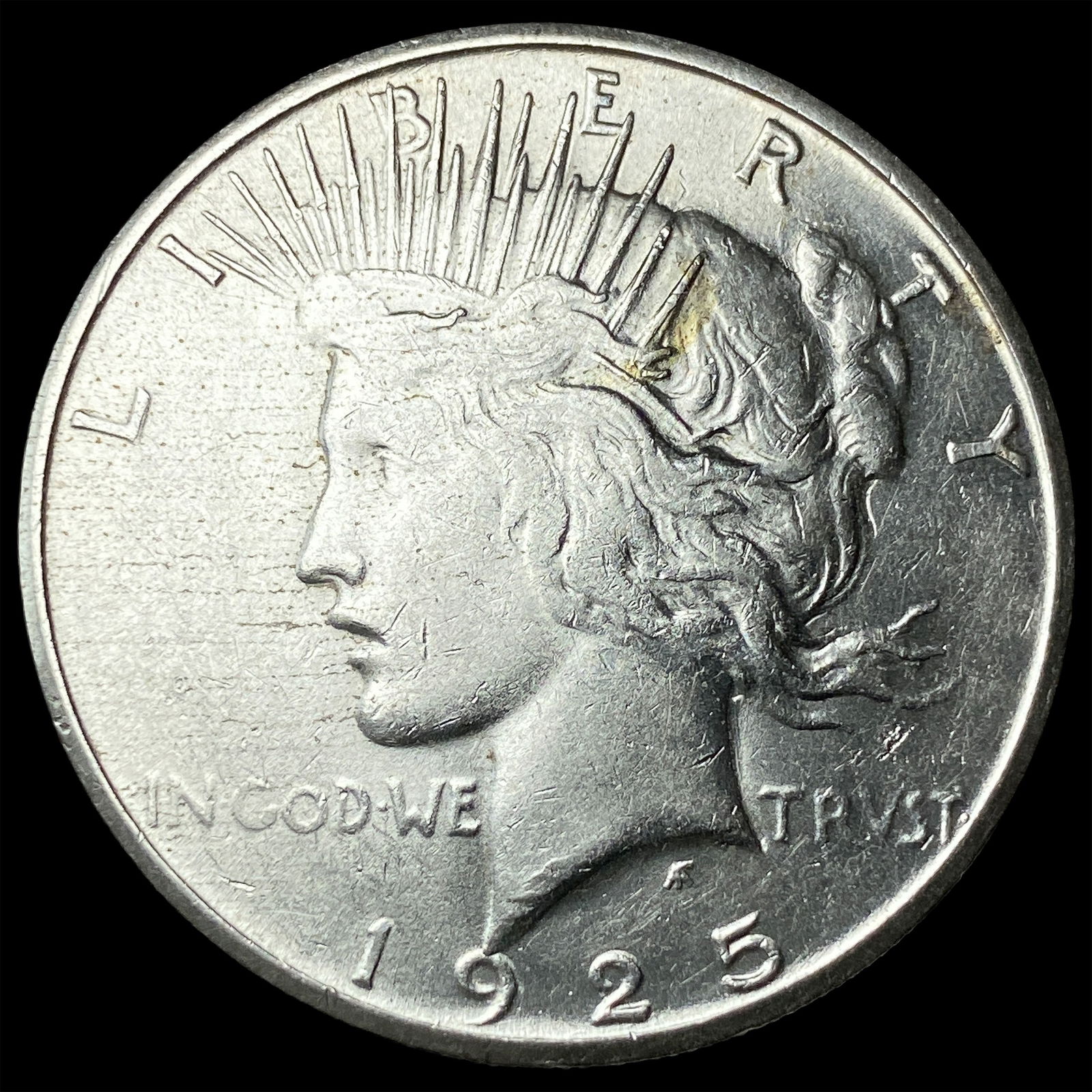 1925 Peace Silver Dollar CHOICE AU: 1925 Peace Silver Dollar CHOICE AU