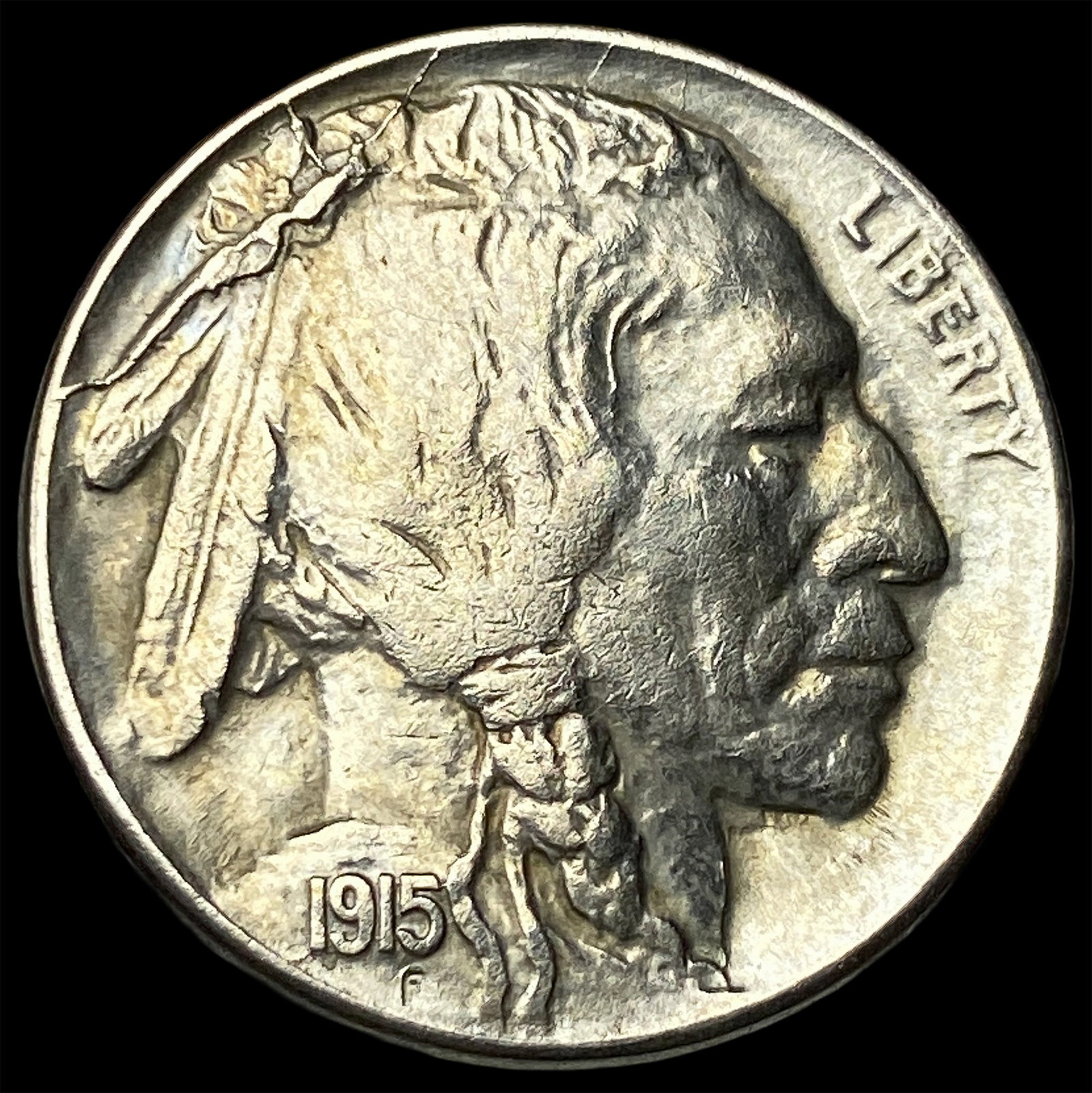 1915-D Buffalo Nickel NEARLY UNCIRCULATED (1 of 2)
