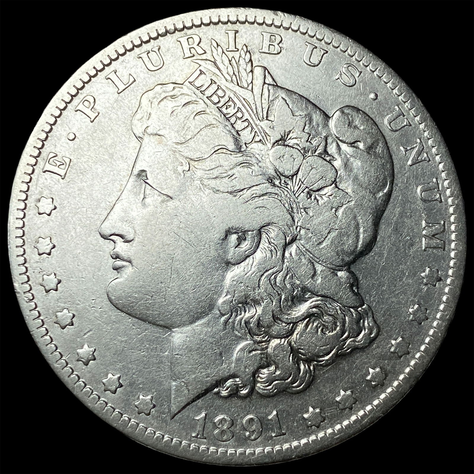 1891-O Silver Morgan Dollar LIGHTLY CIRCULATED: 1891-O Silver Morgan Dollar LIGHTLY CIRCULATED