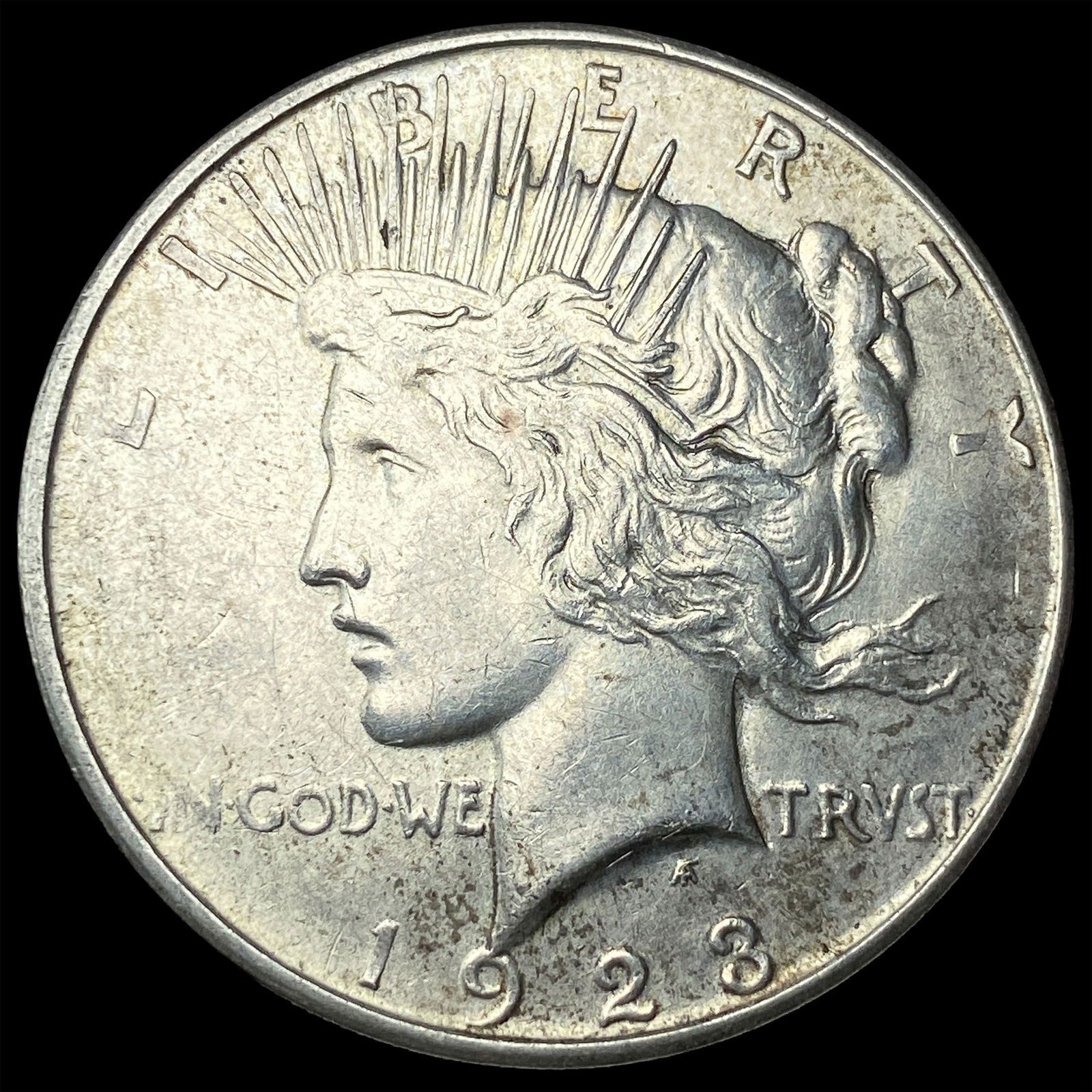 1923 Silver Peace Dollar CLOSELY UNCIRCULATED: 1923 Silver Peace Dollar CLOSELY UNCIRCULATED