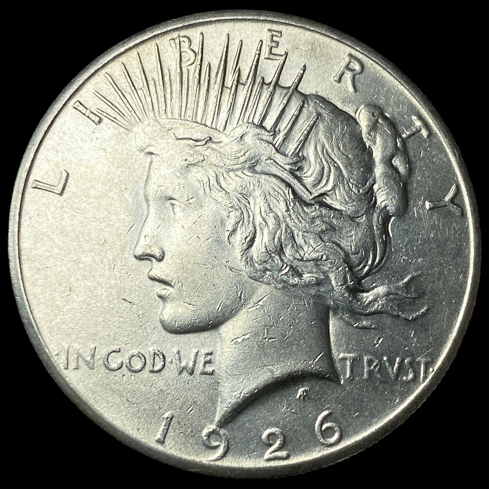 1926 Peace Silver Dollar CLOSELY UNCIRCULATED: 1926 Peace Silver Dollar CLOSELY UNCIRCULATED