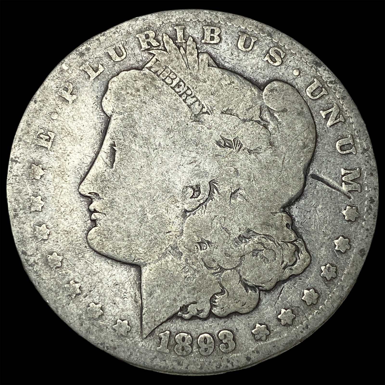 1893 Morgan Silver Dollar NICELY CIRCULATED: 1893 Morgan Silver Dollar NICELY CIRCULATED