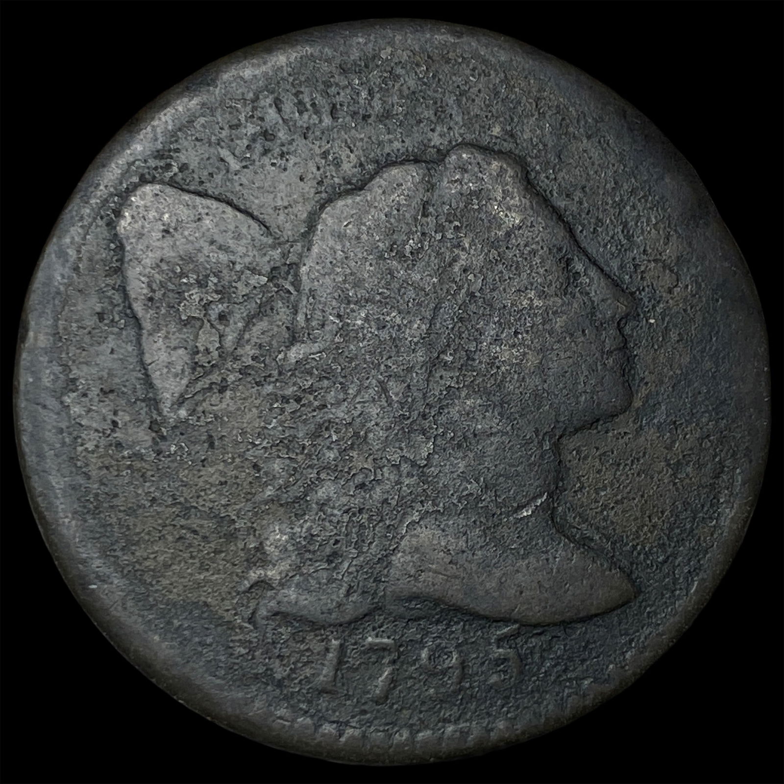 1795 Liberty Cap Large Cent NICELY CIRCULATED: 1795 Liberty Cap Large Cent NICELY CIRCULATED