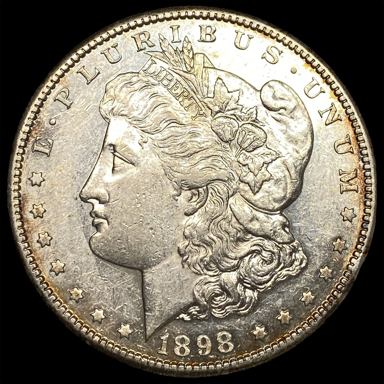 1898-S Silver Morgan Dollar CLOSELY UNCIRCULATED: 1898-S Silver Morgan Dollar CLOSELY UNCIRCULATED