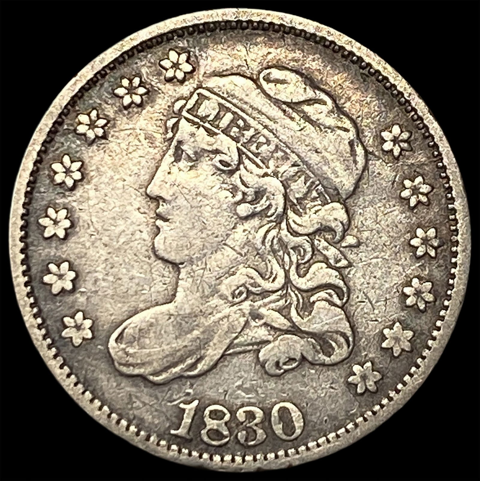 1830 Capped Bust Half Dime ABOUT UNCIRCULATED (1 of 2)