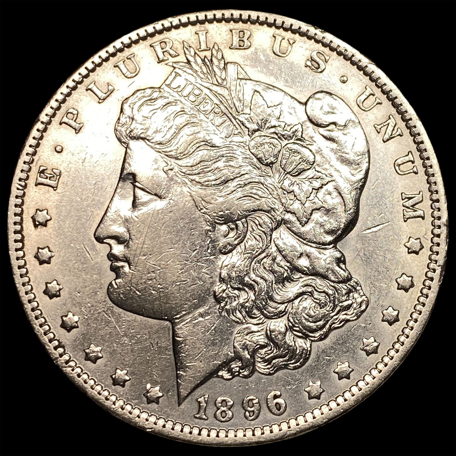 1896-O Silver Morgan Dollar CLOSELY UNCIRCULATED: 1896-O Silver Morgan Dollar CLOSELY UNCIRCULATED