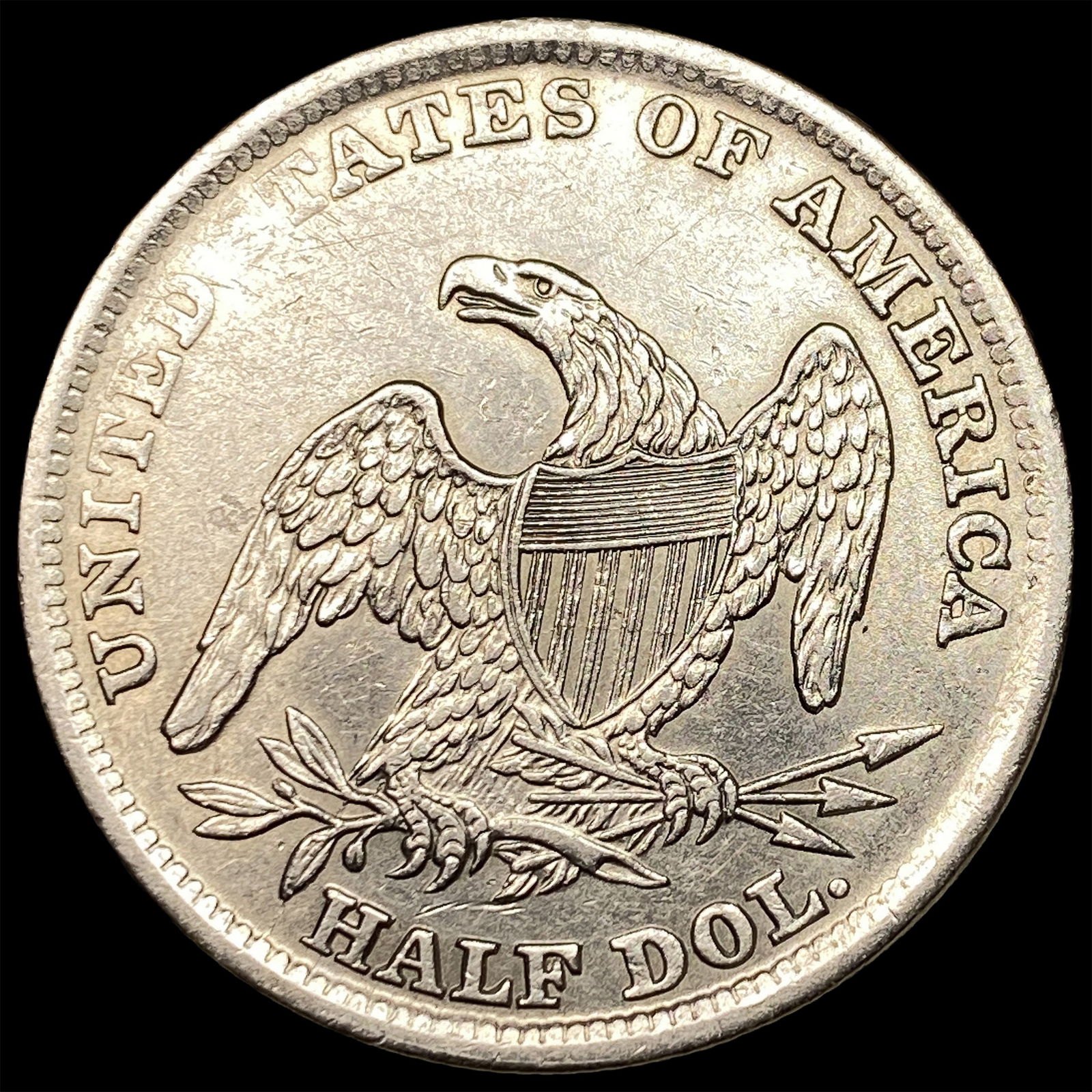 1838 Capped Bust Half Dollar CLOSELY UNCIRCULATED - 2