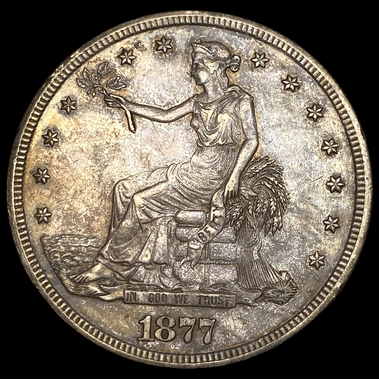 1877-S Silver Trade Dollar HIGH GRADE: 1877-S Silver Trade Dollar HIGH GRADE