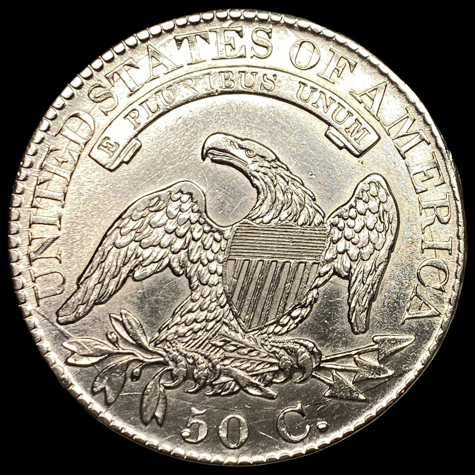 1826 Capped Bust Half Dollar CLOSELY UNCIRCULATED - 2