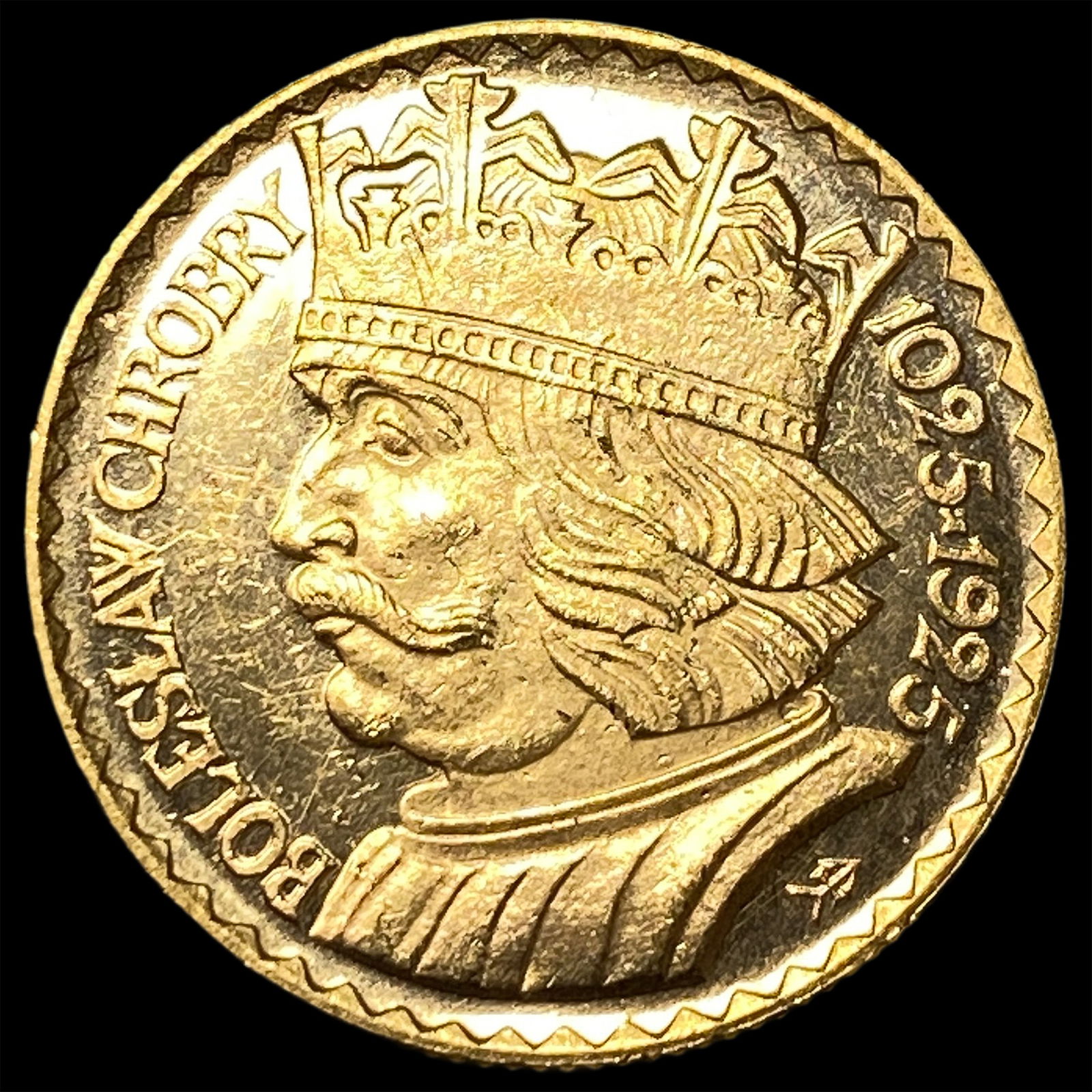 Poland 1925 Gold 20 Zlotych Boleslaw Chrobry CHOICE PROOF: Poland 1925 Gold 20 Zlotych Boleslaw Chrobry CHOICE PROOF