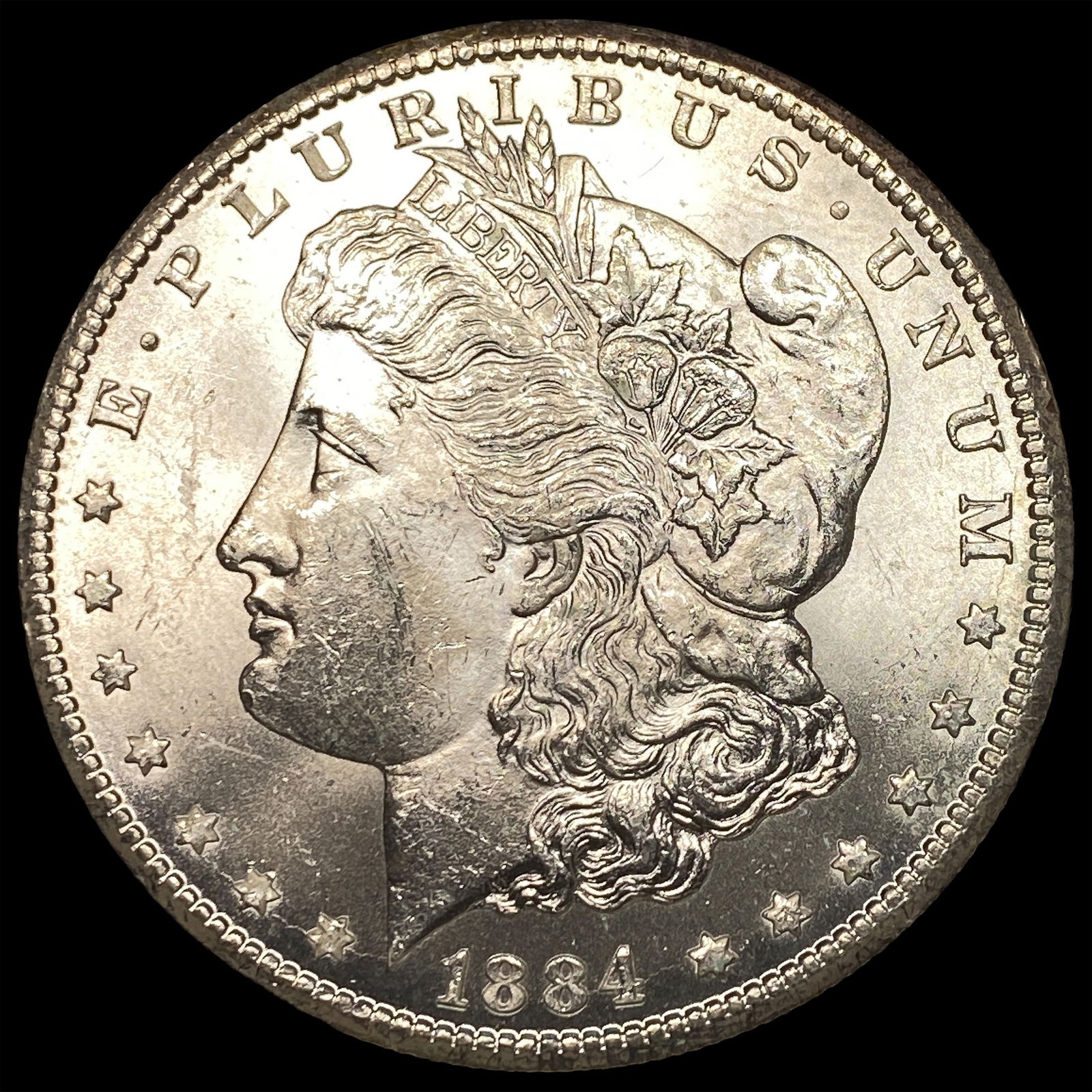 1884-CC Silver Morgan Dollar CHOICE BU: 1884-CC Silver Morgan Dollar CHOICE BU