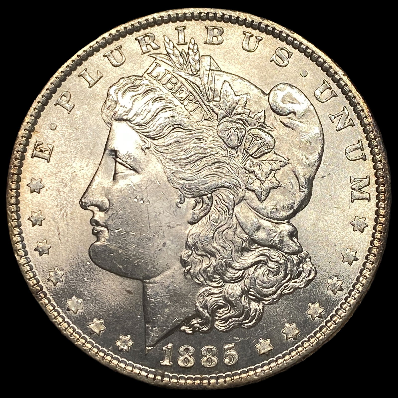 1885-O Silver Morgan Dollar CHOICE BU: 1885-O Silver Morgan Dollar CHOICE BU