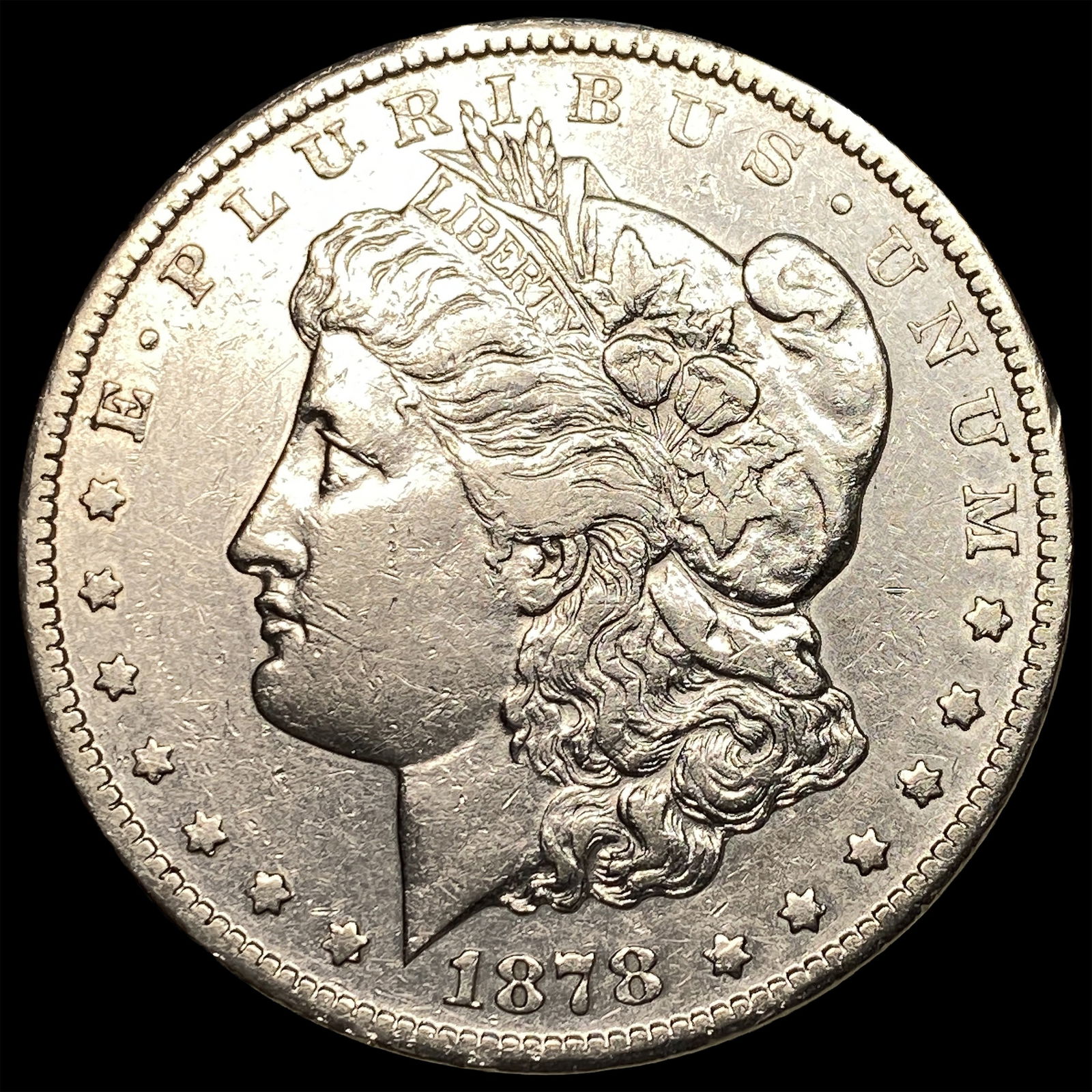 1878-CC Silver Morgan Dollar NEARLY UNCIRCULATED (1 of 2)