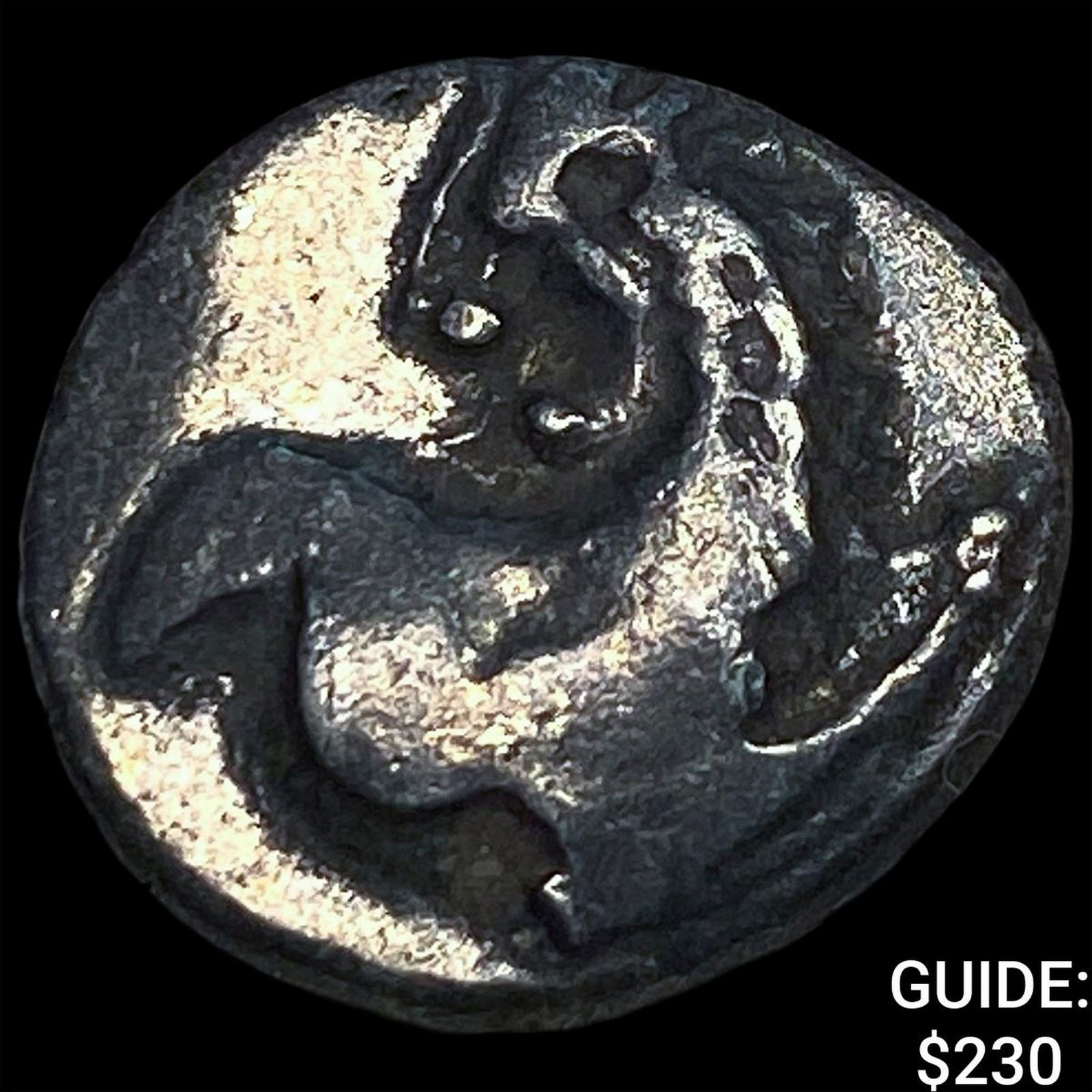 Ancient Greece Cherronesos 400-350 BC Silver Hemidrachm NEARLY UNCIRCULATED: Ancient Greece Cherronesos 400-350 BC Silver Hemidrachm NEARLY UNCIRCULATED