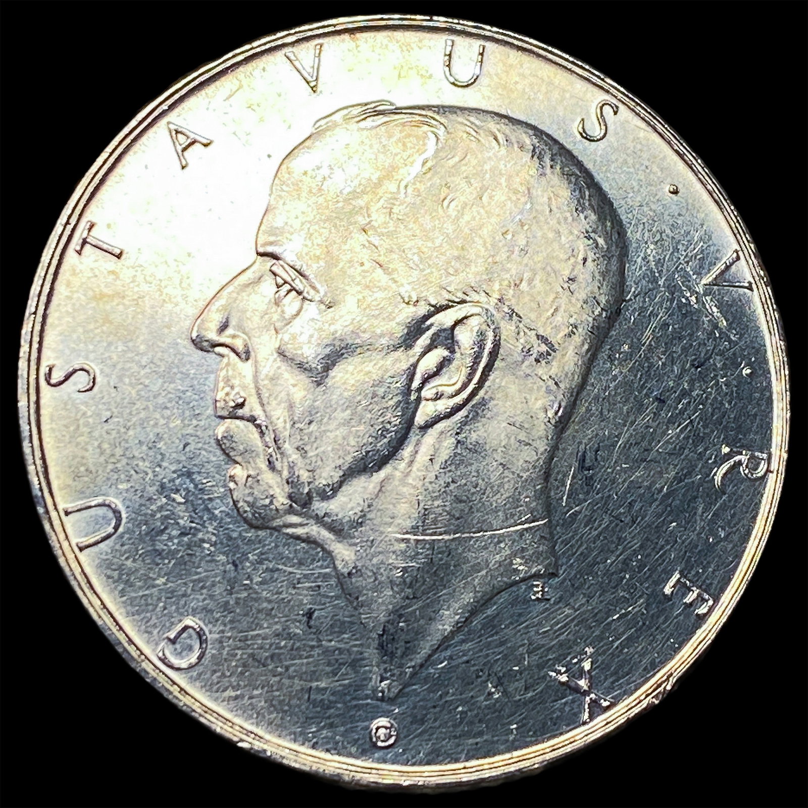 1938 Sweden Silver 2 Kroner UNCIRCULATED: 1938 Sweden Silver 2 Kroner UNCIRCULATED