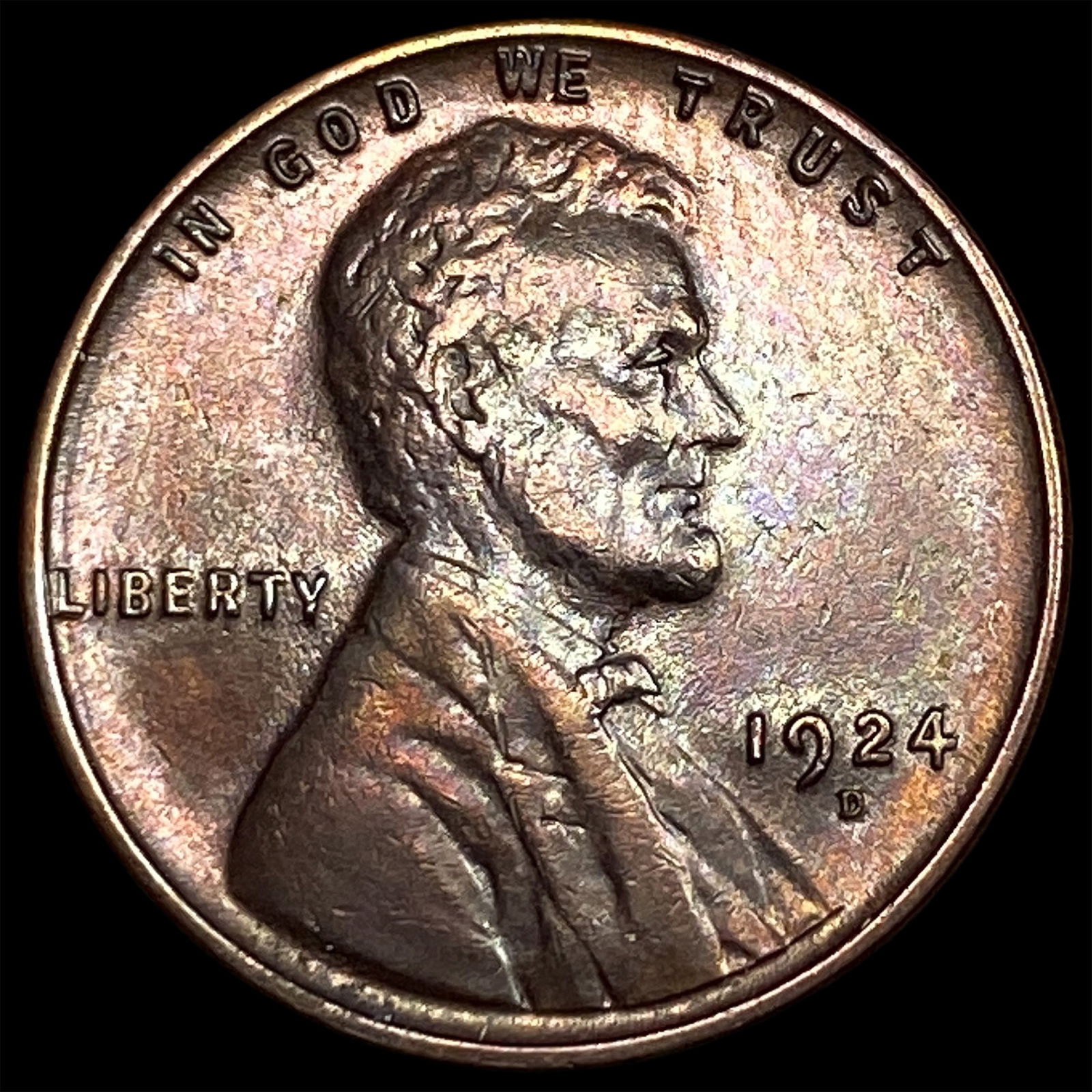 1924-D Lincoln Wheat Cent CLOSELY UNCIRCULATED (1 of 2)