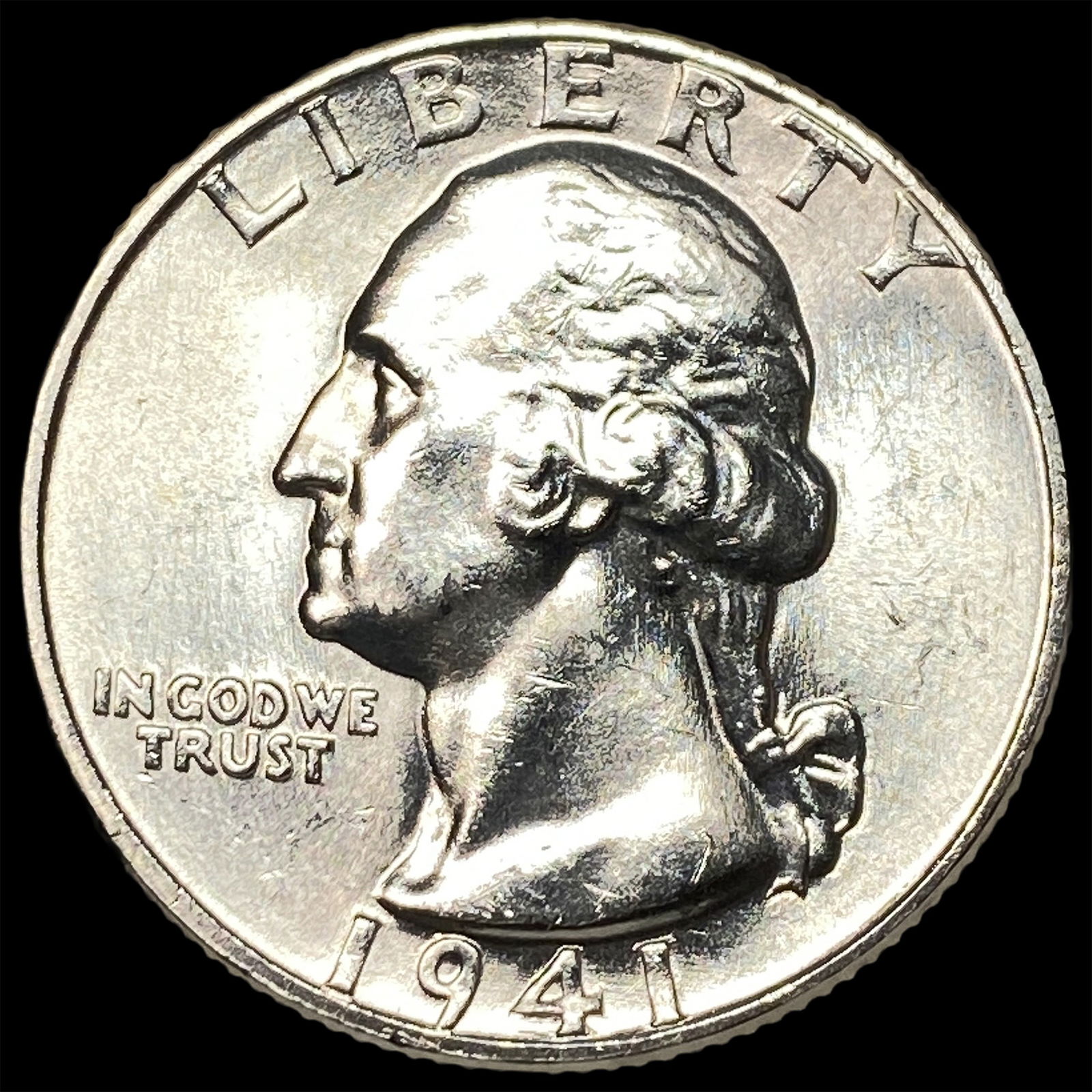 1941 Silver Washington Quarter UNCIRCULATED: 1941 Silver Washington Quarter UNCIRCULATED