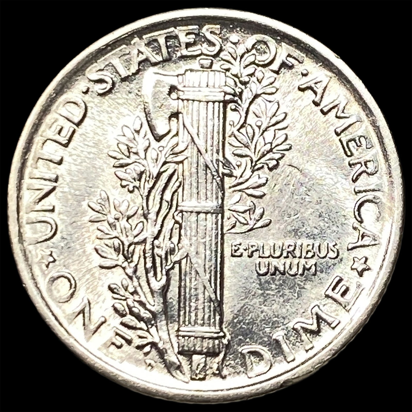 1925-S Silver Mercury Dime UNCIRCULATED - 2
