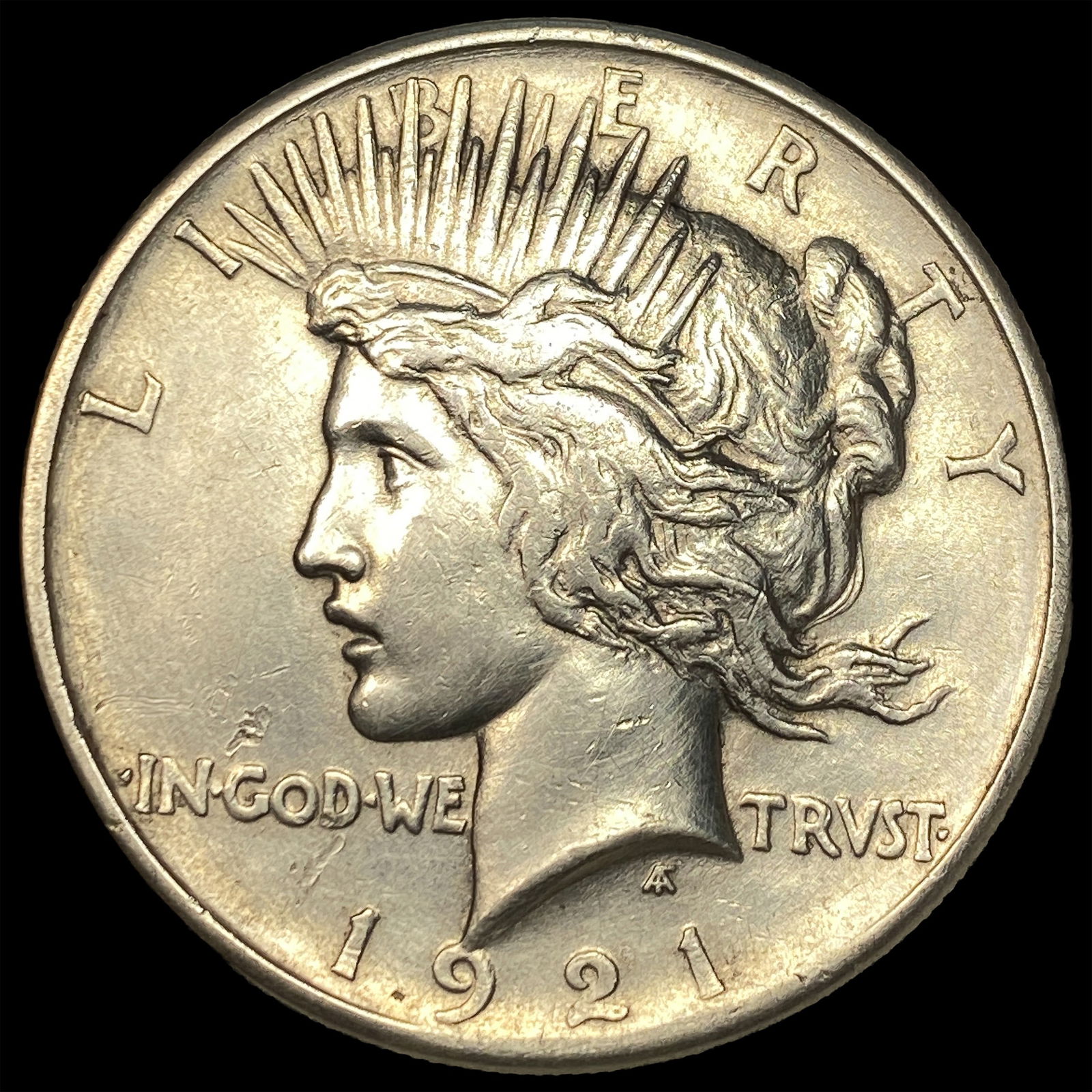 1921 Silver Peace Dollar CLOSELY UNCIRCULATED: 1921 Silver Peace Dollar CLOSELY UNCIRCULATED