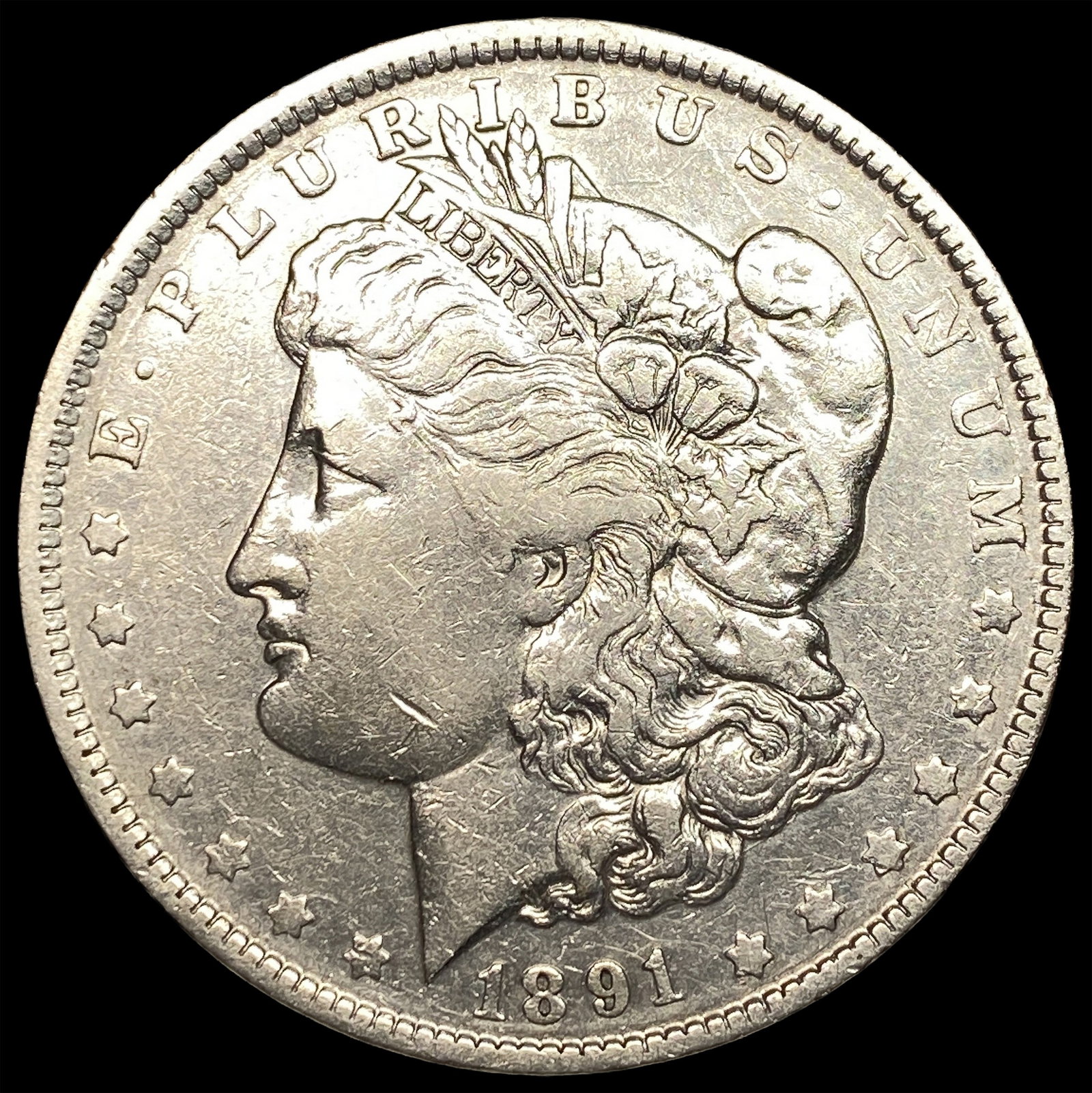 1891-O Silver Morgan Dollar LIGHTLY CIRCULATED: 1891-O Silver Morgan Dollar LIGHTLY CIRCULATED