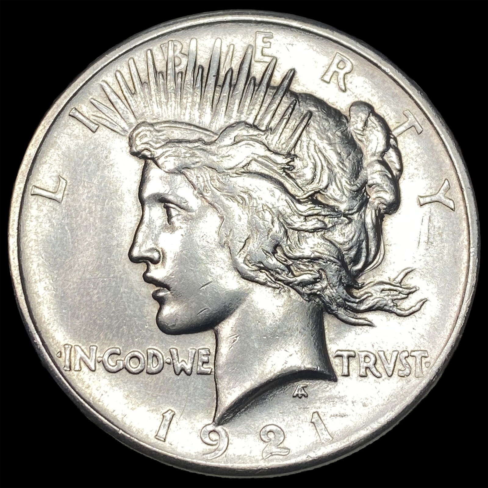 1921 Silver Peace Dollar CHOICE AU: 1921 Silver Peace Dollar CHOICE AU