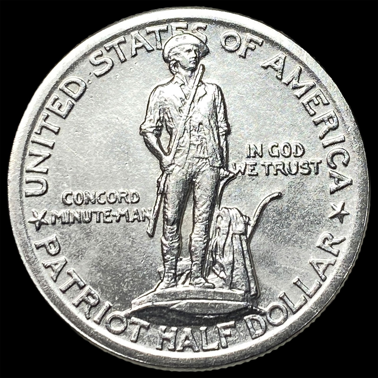 1925 Silver Lexington-Concord Sesquicentennial Half Dollar CLOSELY UNCIRCULATED: 1925 Silver Lexington-Concord Sesquicentennial Half Dollar CLOSELY UNCIRCULATED