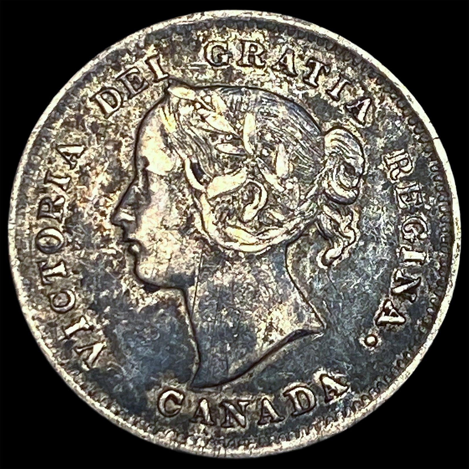 1899 Canada Silver 5 Cents NEARLY UNCIRCULATED: 1899 Canada Silver 5 Cents NEARLY UNCIRCULATED