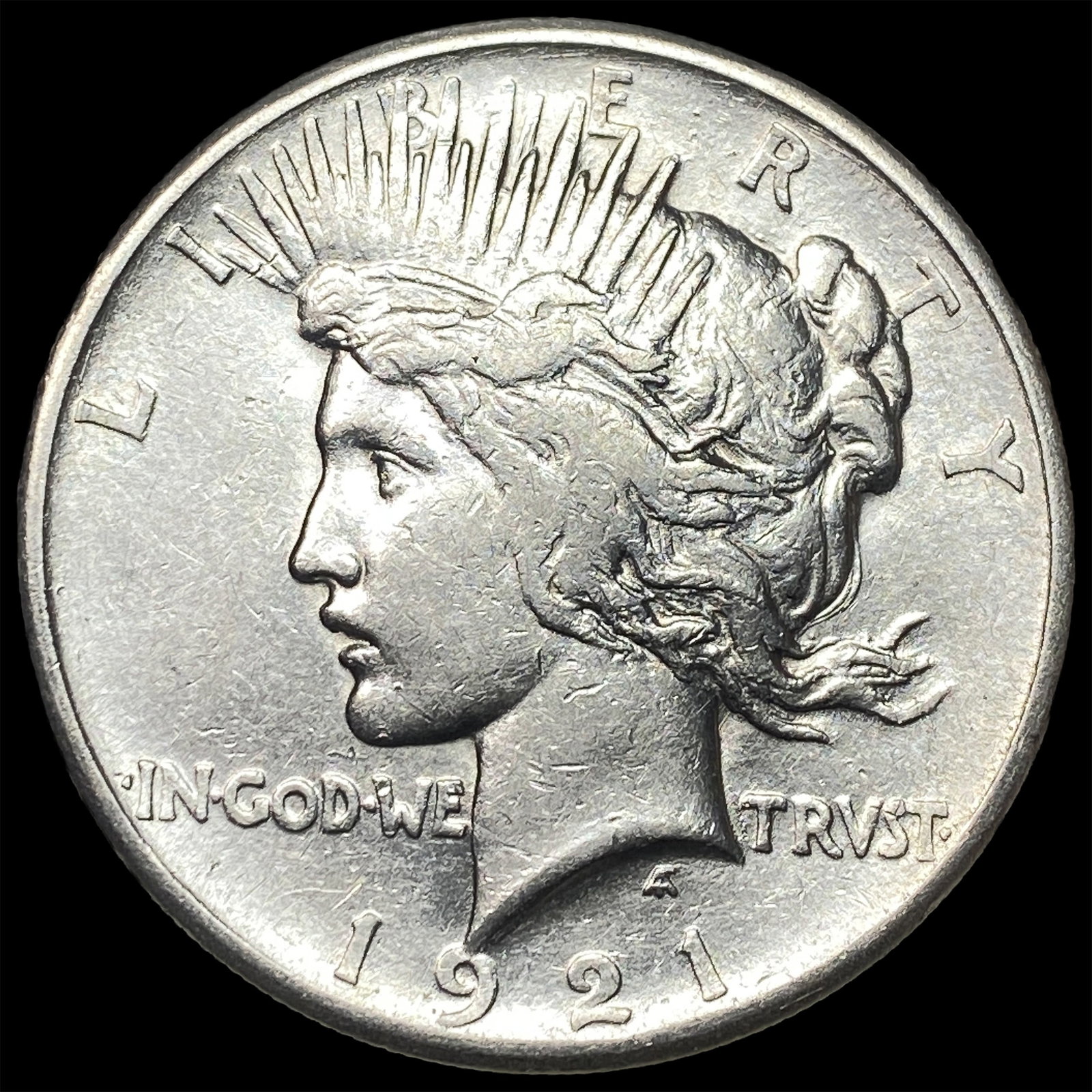 1921 Silver Peace Dollar CLOSELY UNCIRCULATED: 1921 Silver Peace Dollar CLOSELY UNCIRCULATED