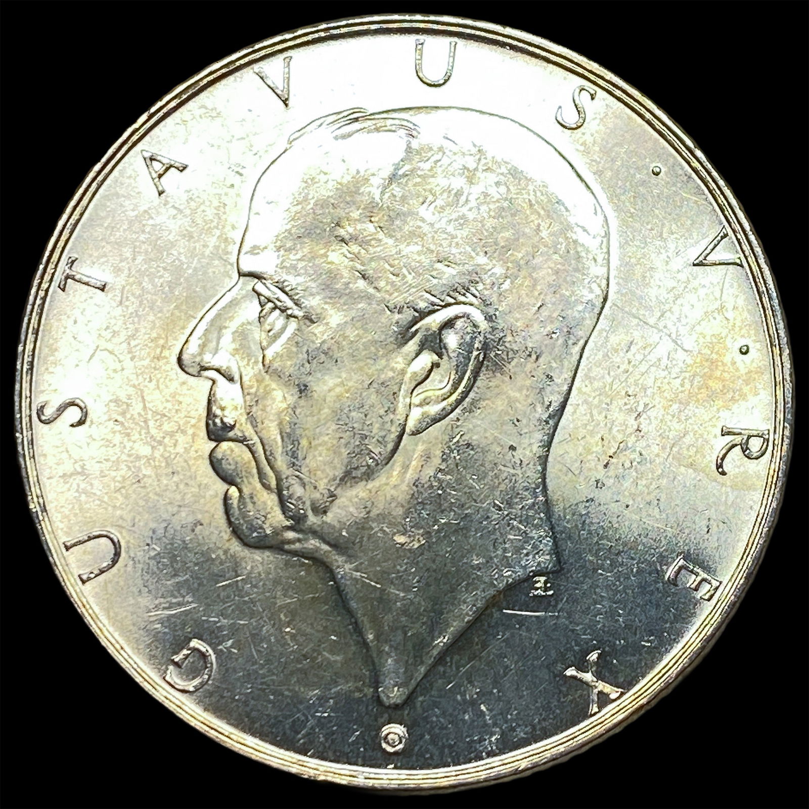 1938 Sweden Silver 2 Kroner UNCIRCULATED: 1938 Sweden Silver 2 Kroner UNCIRCULATED