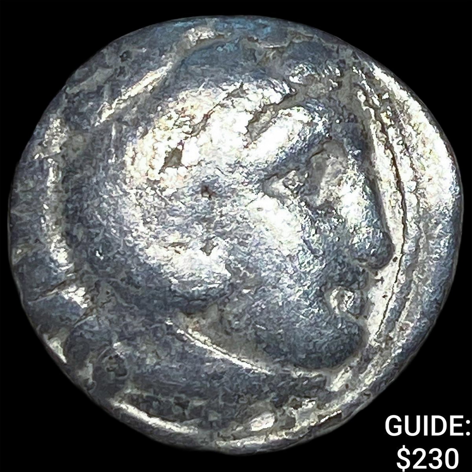 Macedonian Kingdom Type of Alexander III 4th Century BC Silver Drachm NEARLY UNCIRCULATED (1 of 2)