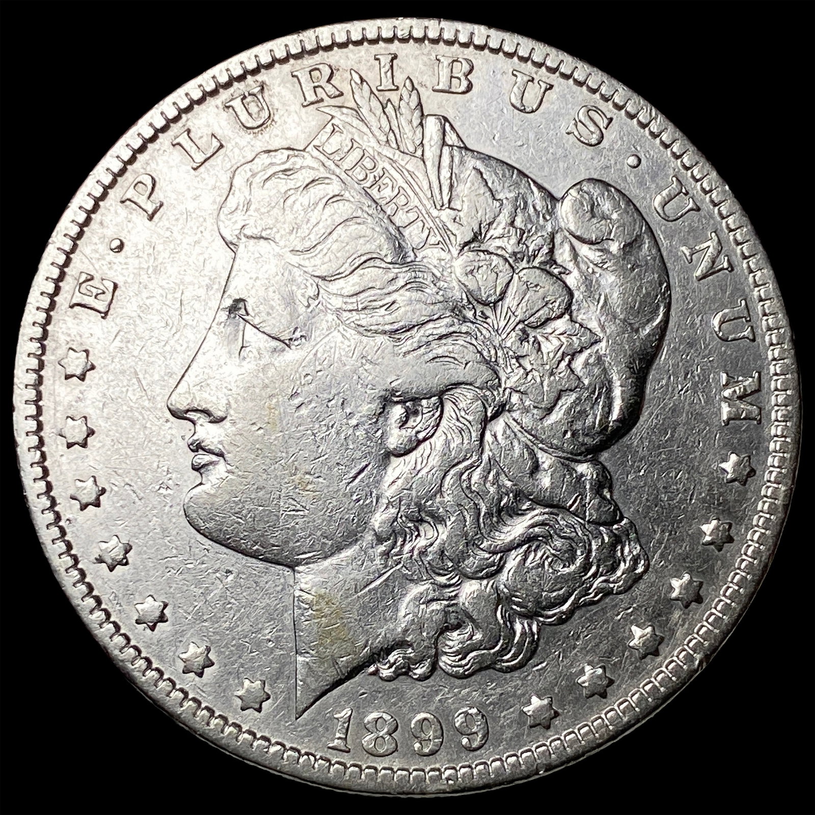 1899 Morgan Silver Dollar NEARLY UNCIRCULATED: 1899 Morgan Silver Dollar NEARLY UNCIRCULATED