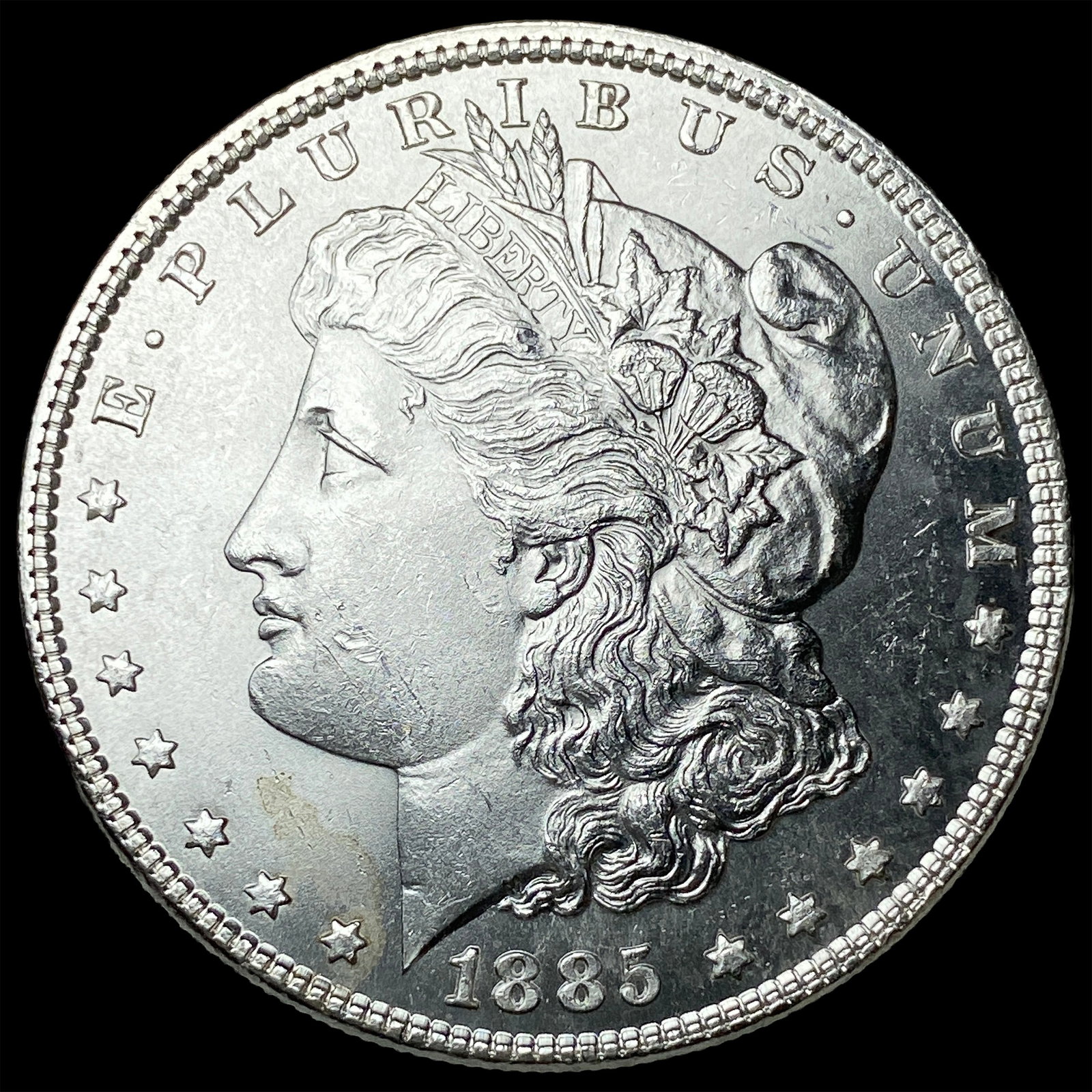 1885 Silver Morgan Dollar UNCIRCULATED: 1885 Silver Morgan Dollar UNCIRCULATED