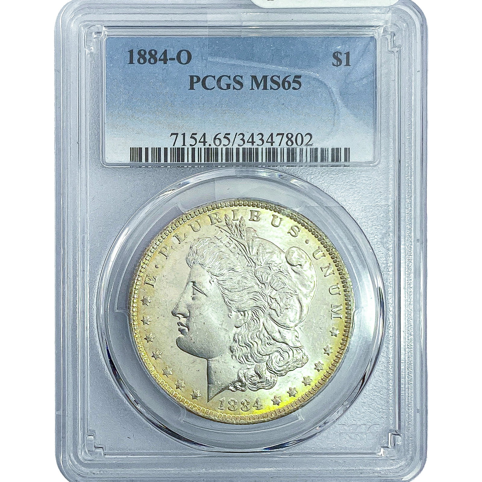 1884-O Morgan Silver Dollar PCGS MS65: 1884-O Morgan Silver Dollar PCGS MS65