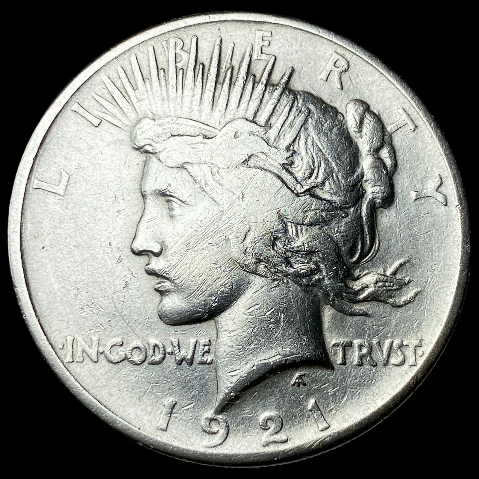 1921 Silver Peace Dollar NEARLY UNCIRCULATED: 1921 Silver Peace Dollar NEARLY UNCIRCULATED