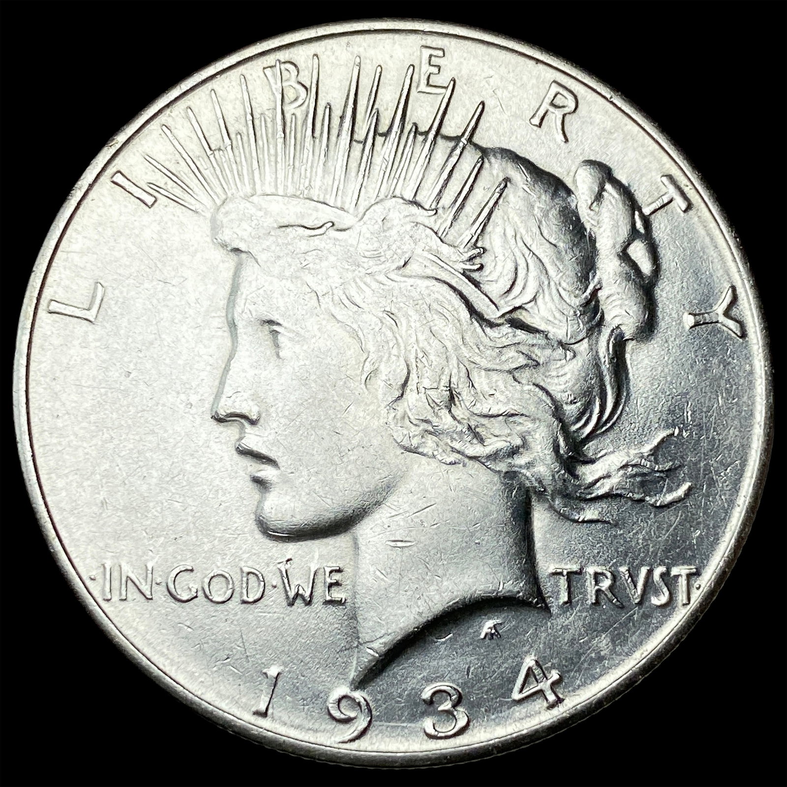 1934-D Silver Peace Dollar CLOSELY UNCIRCULATED: 1934-D Silver Peace Dollar CLOSELY UNCIRCULATED