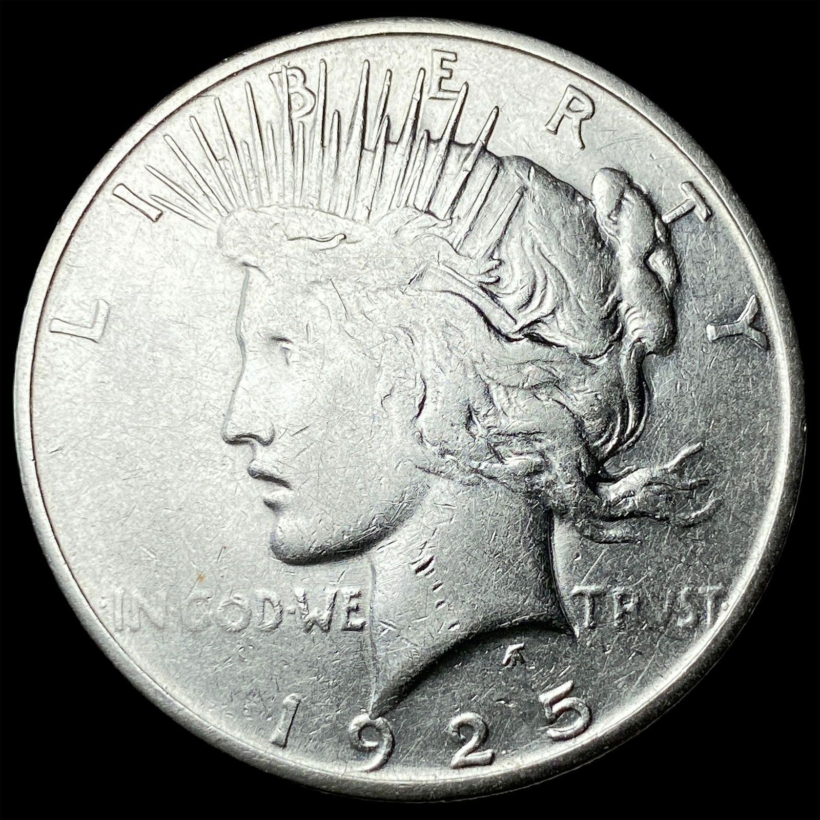 1925-S Silver Peace Dollar UNCIRCULATED: 1925-S Silver Peace Dollar UNCIRCULATED