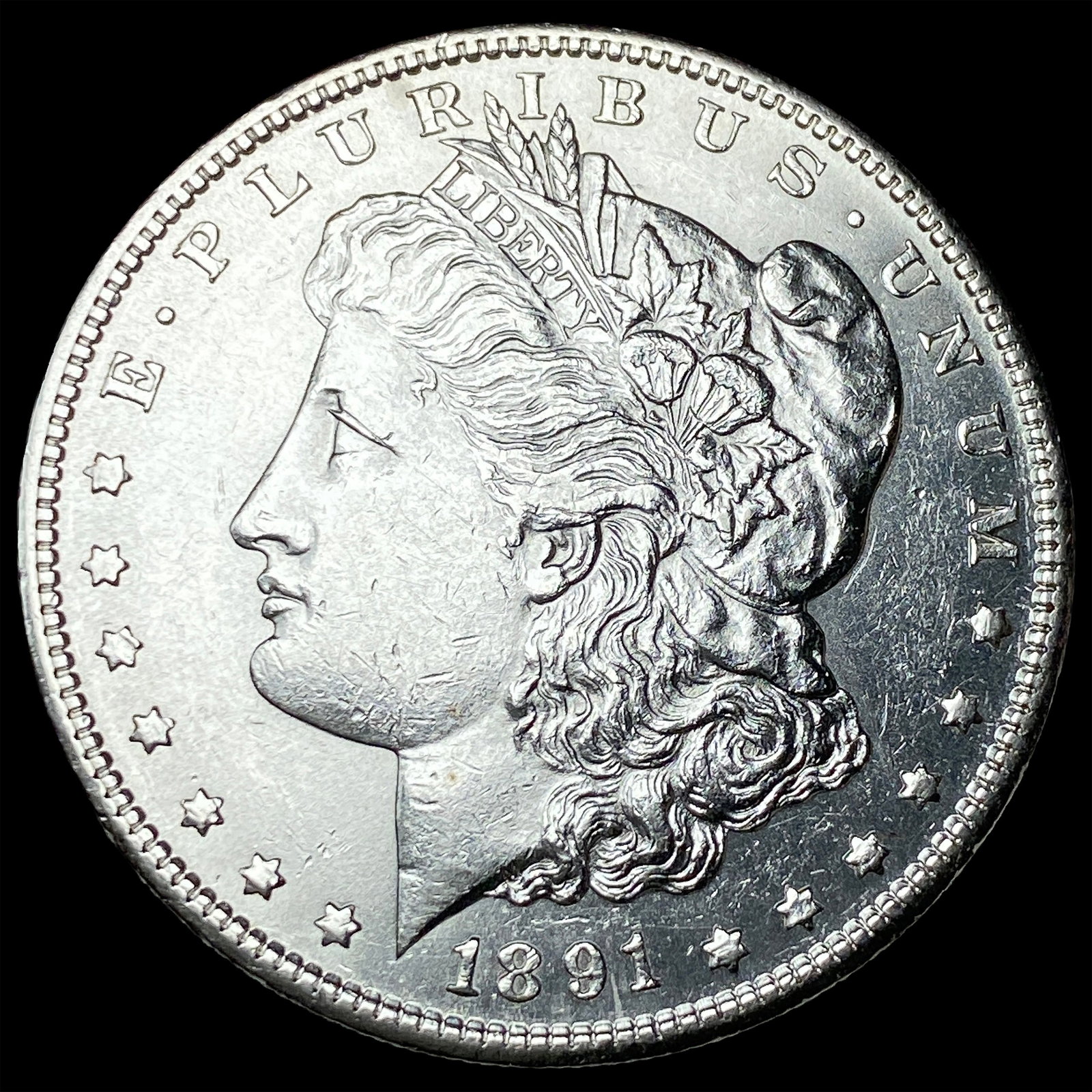 1891-S Silver Morgan Dollar UNCIRCULATED: 1891-S Silver Morgan Dollar UNCIRCULATED
