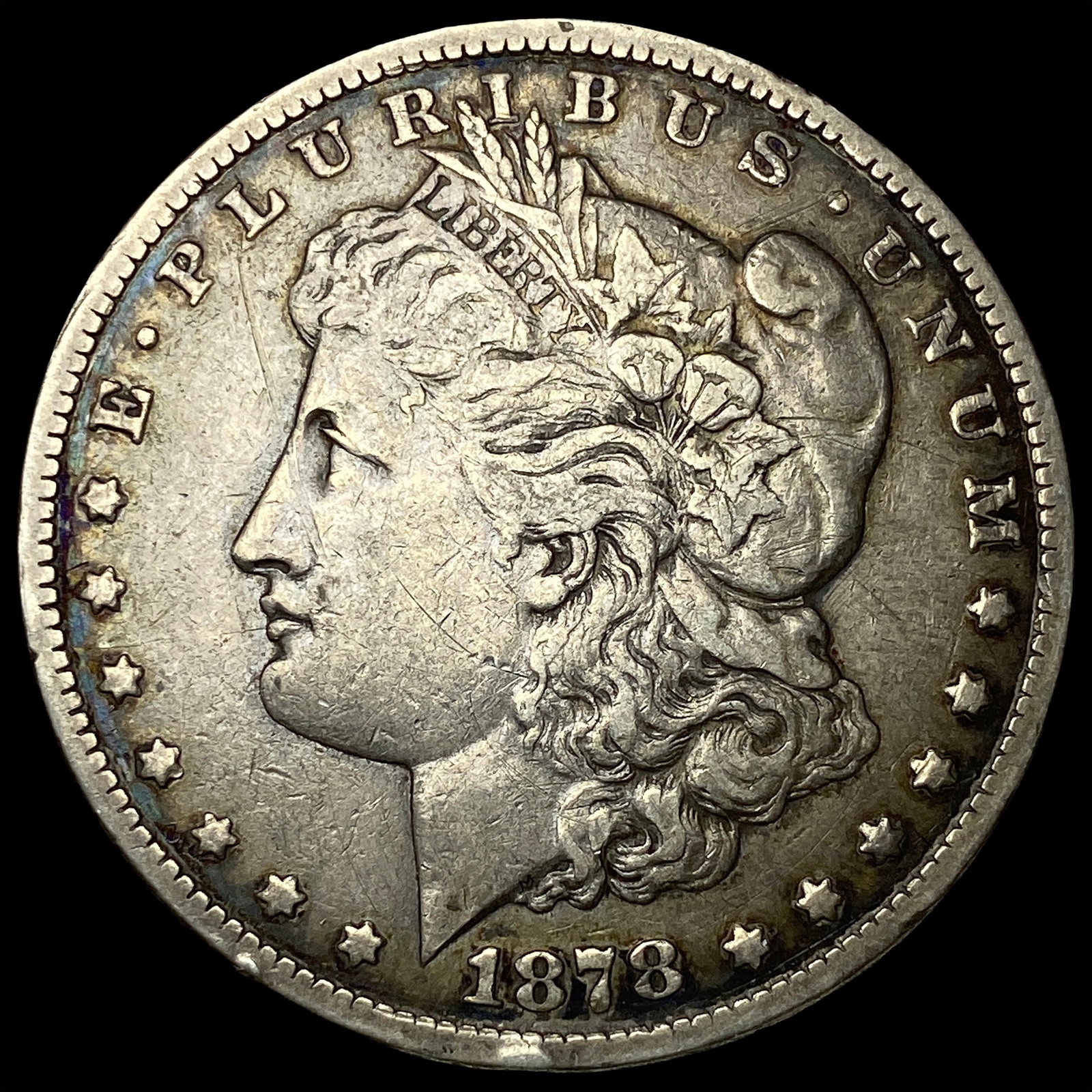 1878-CC Silver Morgan Dollar NEARLY UNCIRCULATED (1 of 2)