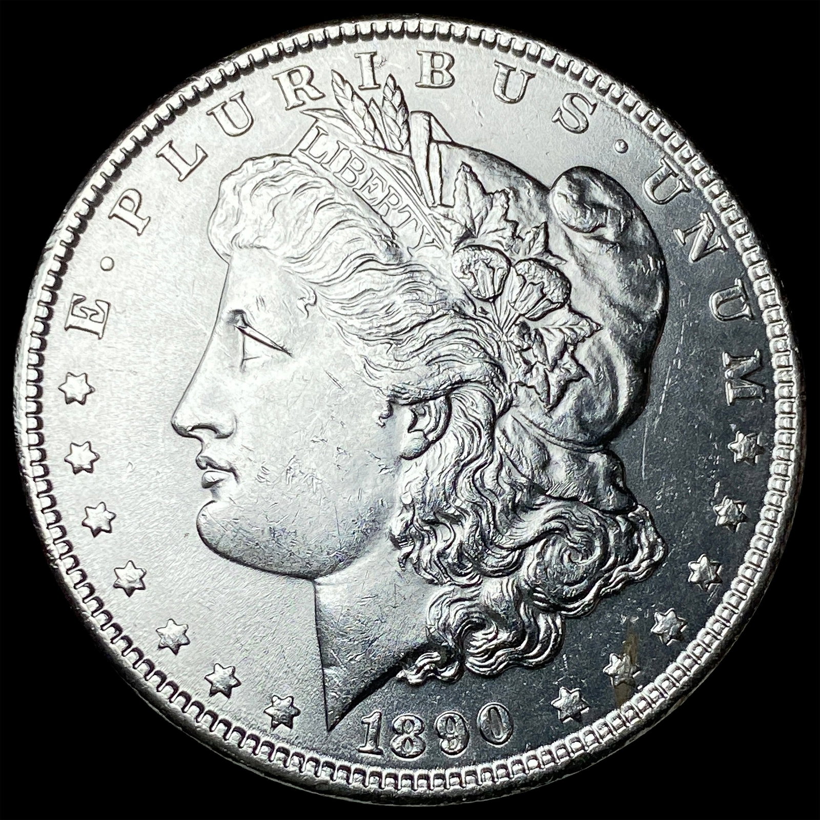 1890 Morgan Silver Dollar UNCIRCULATED: 1890 Morgan Silver Dollar UNCIRCULATED