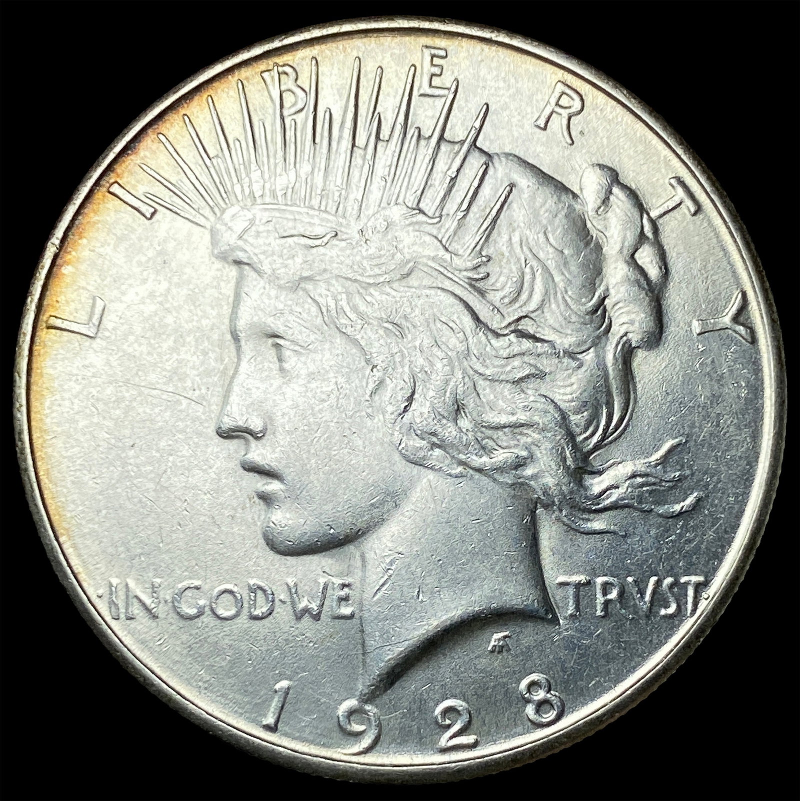 1928-S Silver Peace Dollar CHOICE AU (1 of 2)